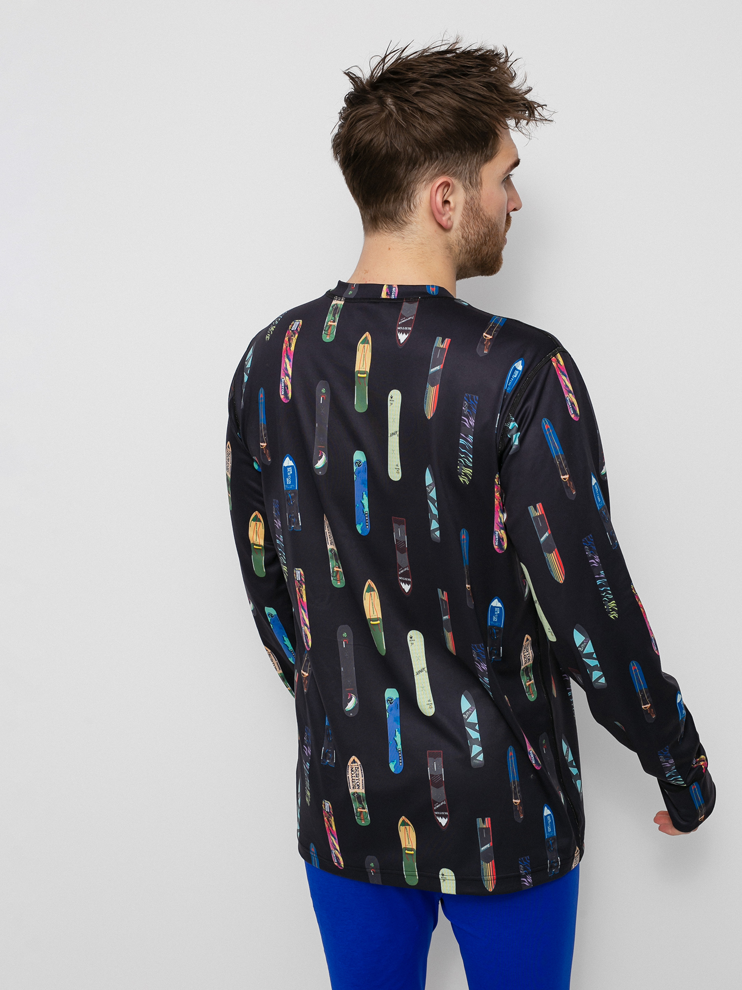 Męski Longsleeve aktywny Burton Midweight Base Layer (history of sb black)