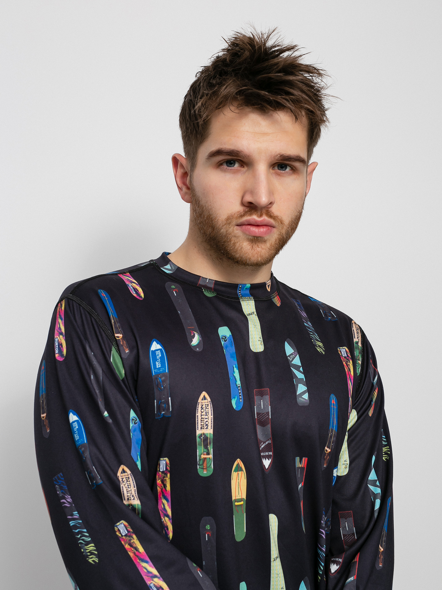 Męski Longsleeve aktywny Burton Midweight Base Layer (history of sb black)