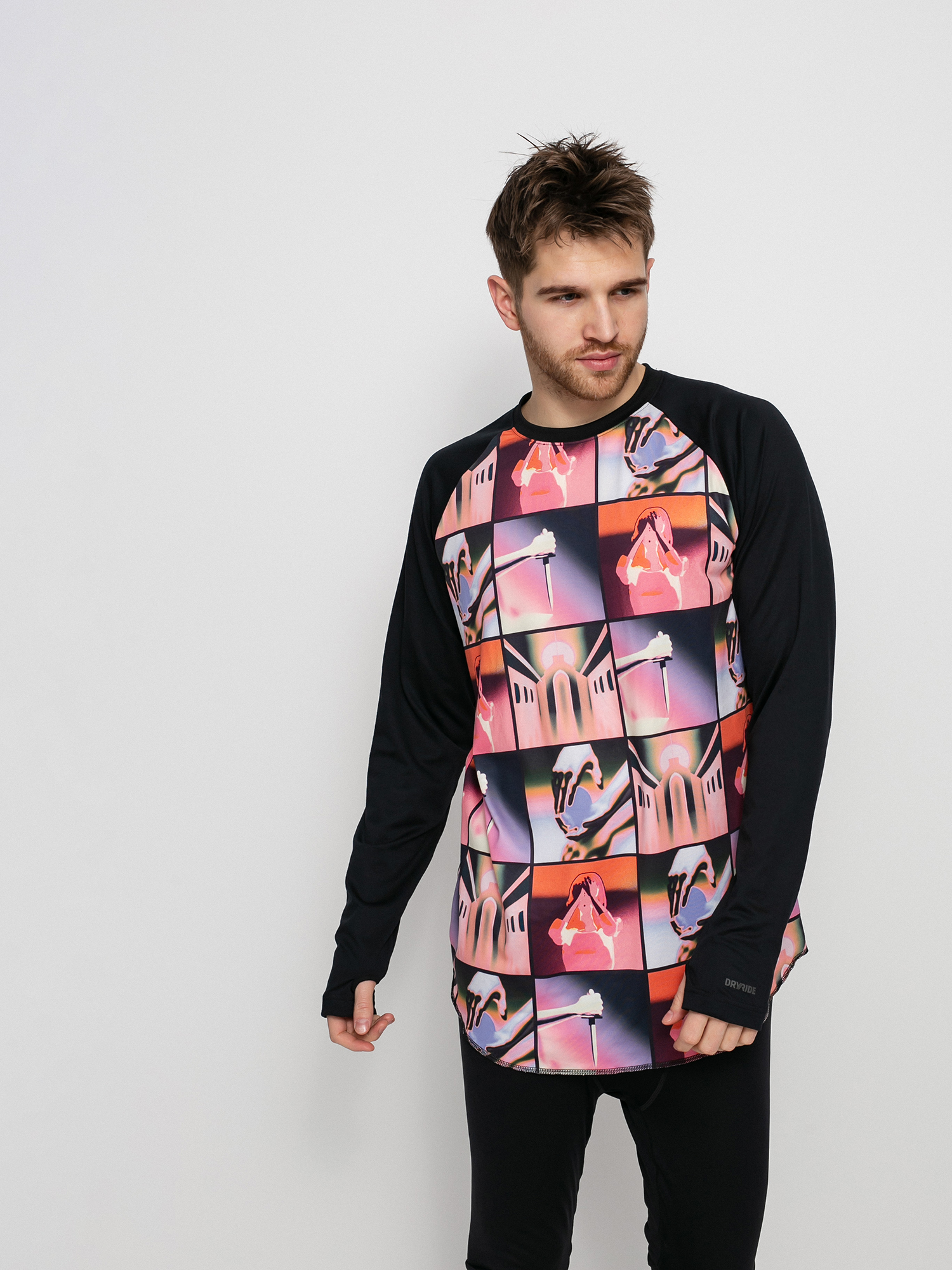 Męski Longsleeve aktywny Burton Roadie Base Layer Tech (skeleton key)