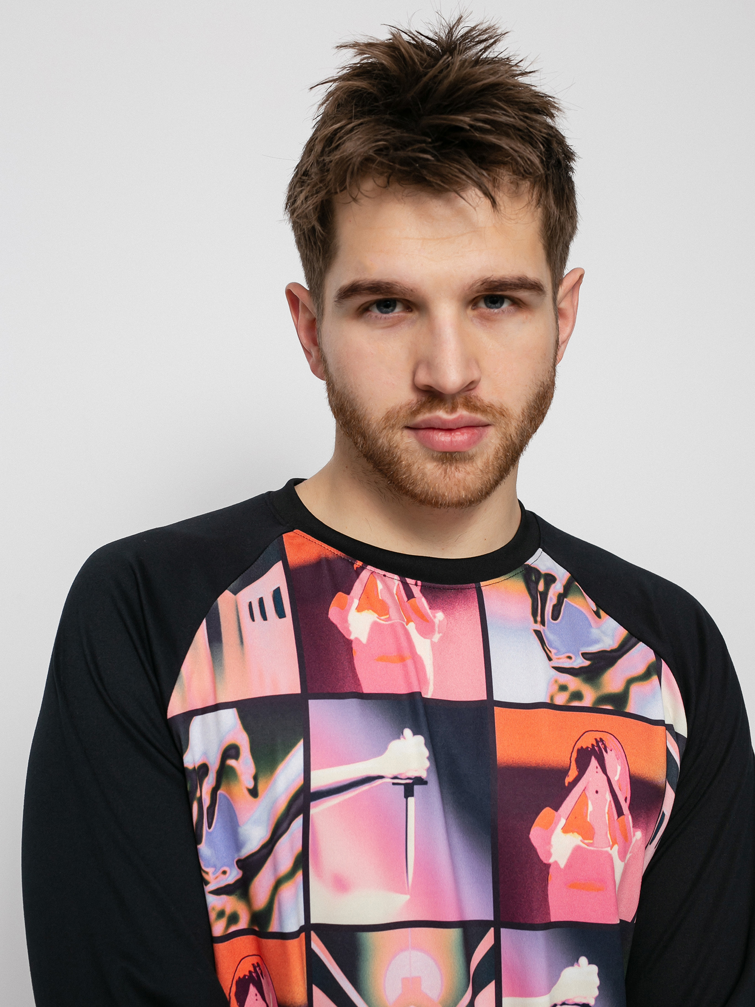 Męski Longsleeve aktywny Burton Roadie Base Layer Tech (skeleton key)