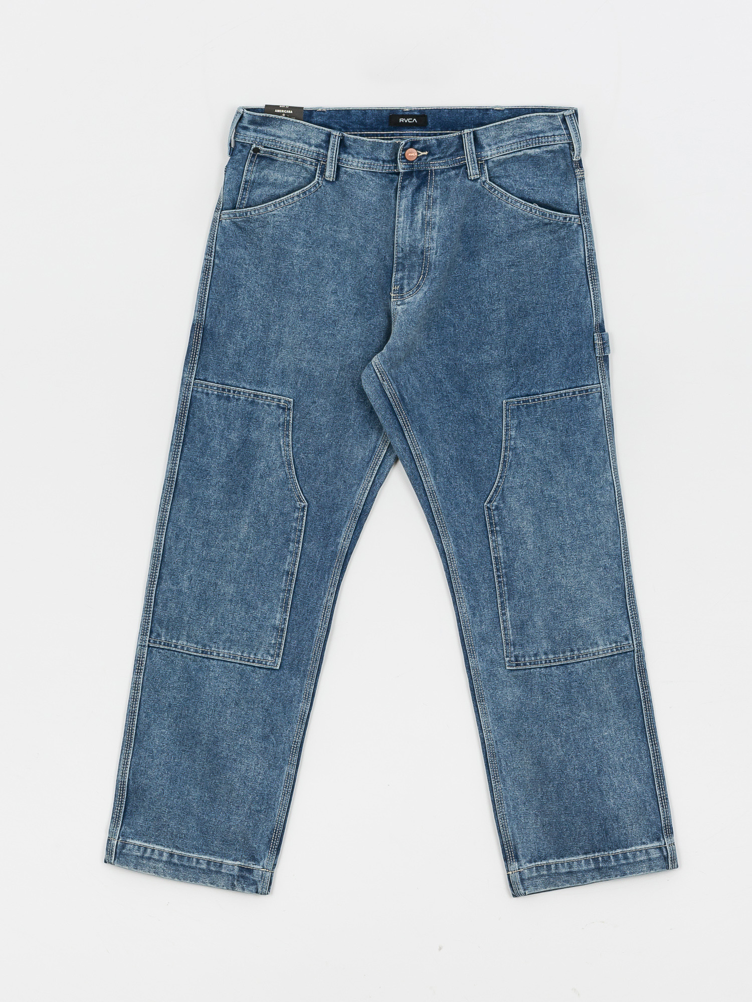 Spodnie RVCA Chainmail Denim (bkn blue wash)