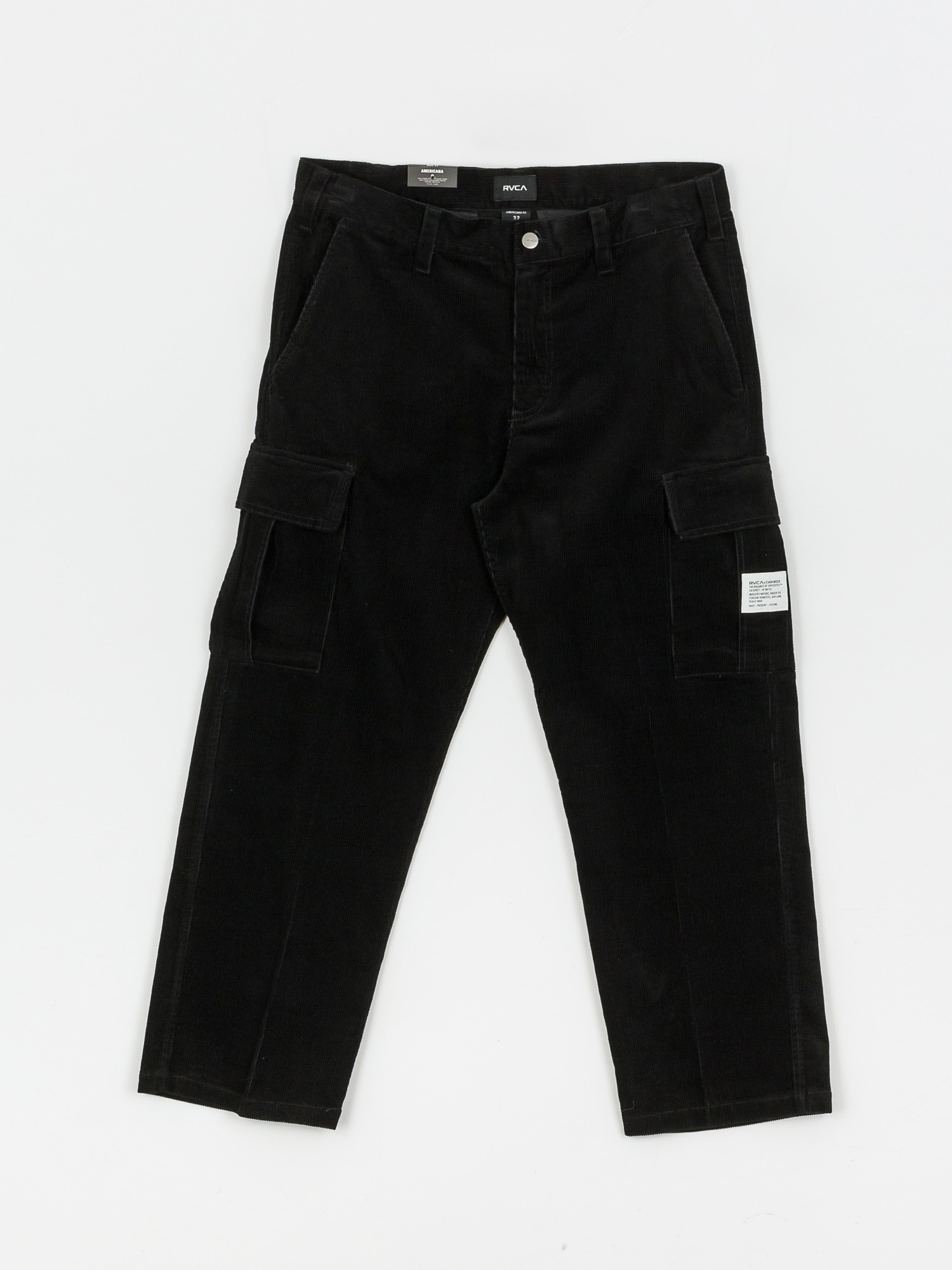 Spodnie RVCA Evan Mock Cord Utili (pirate black)