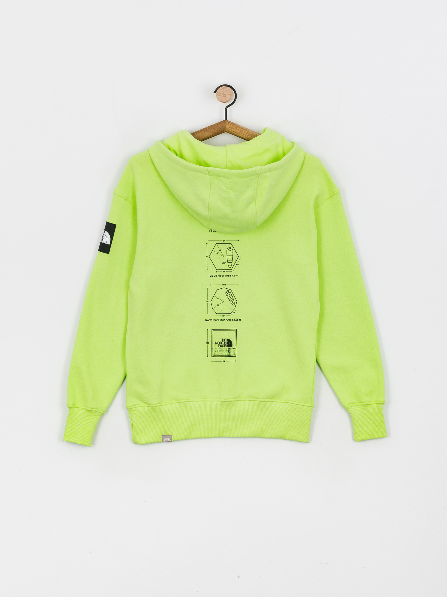 Bluza z kapturem The North Face Galahm Graphic HD Wmn (sharp green)