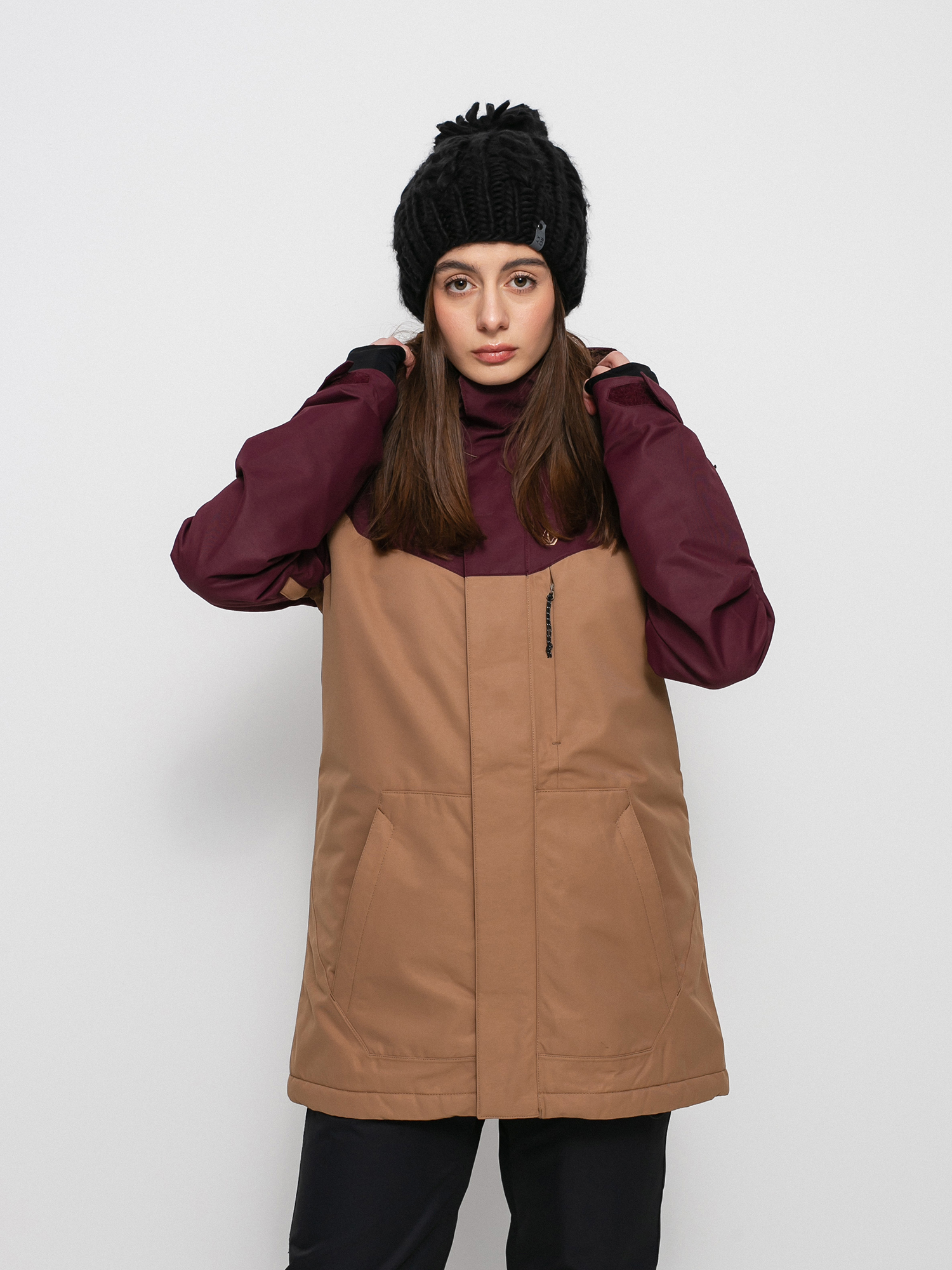 Damska Kurtka snowboardowa Volcom Pine 2L Tds Inf (coffee)