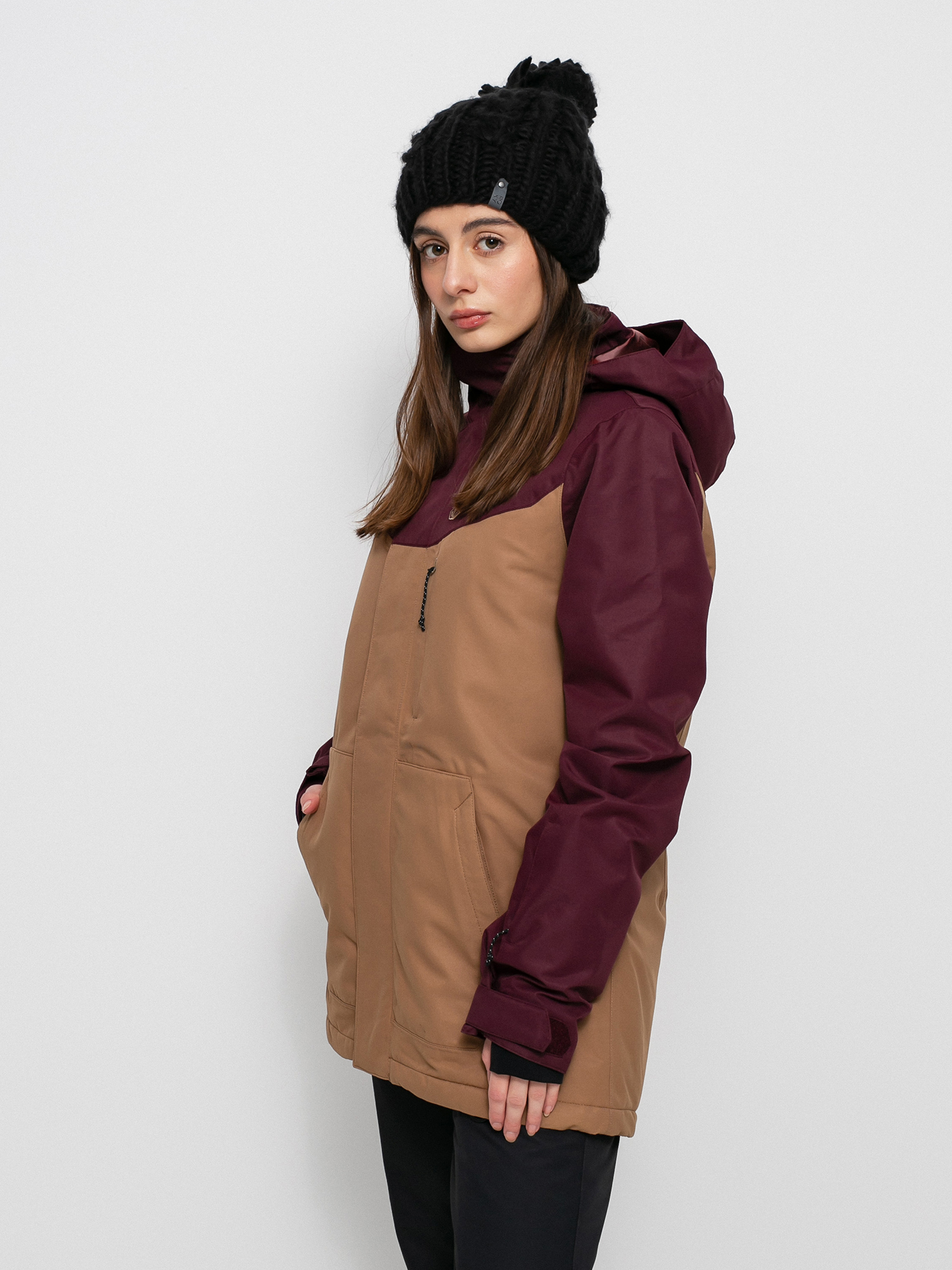 Damska Kurtka snowboardowa Volcom Pine 2L Tds Inf (coffee)
