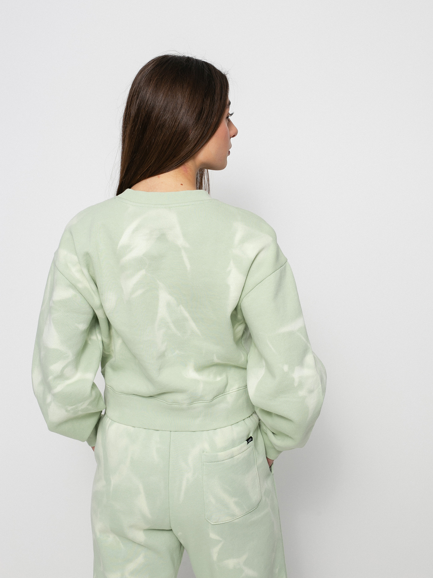 Bluza Vans Water Wash Crop Wmn (celadon green)