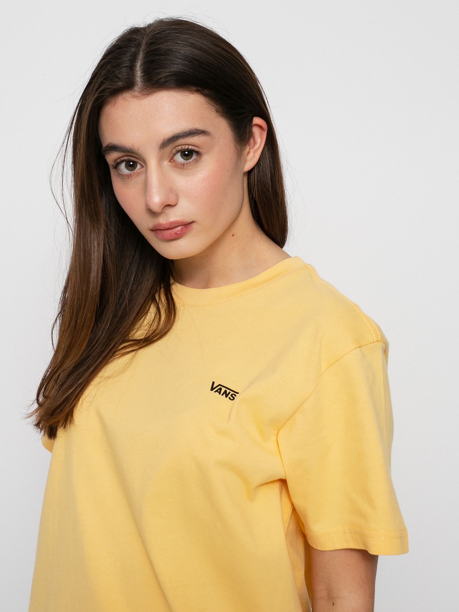 T-shirt Vans Left Chest Colorblock Em Wmn (flax)