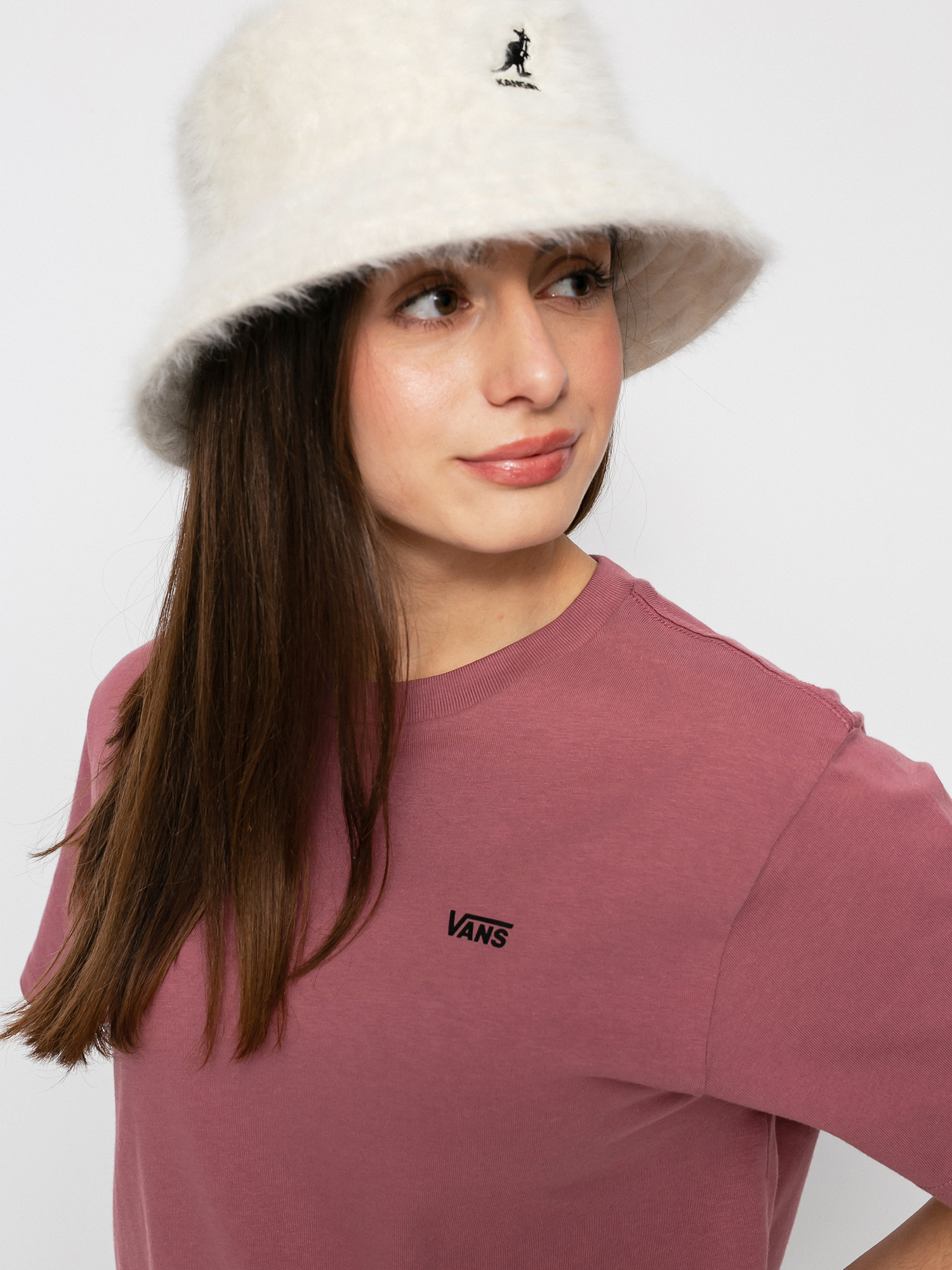 T-shirt Vans Left Chest Colorblock Em Wmn (deco rose)