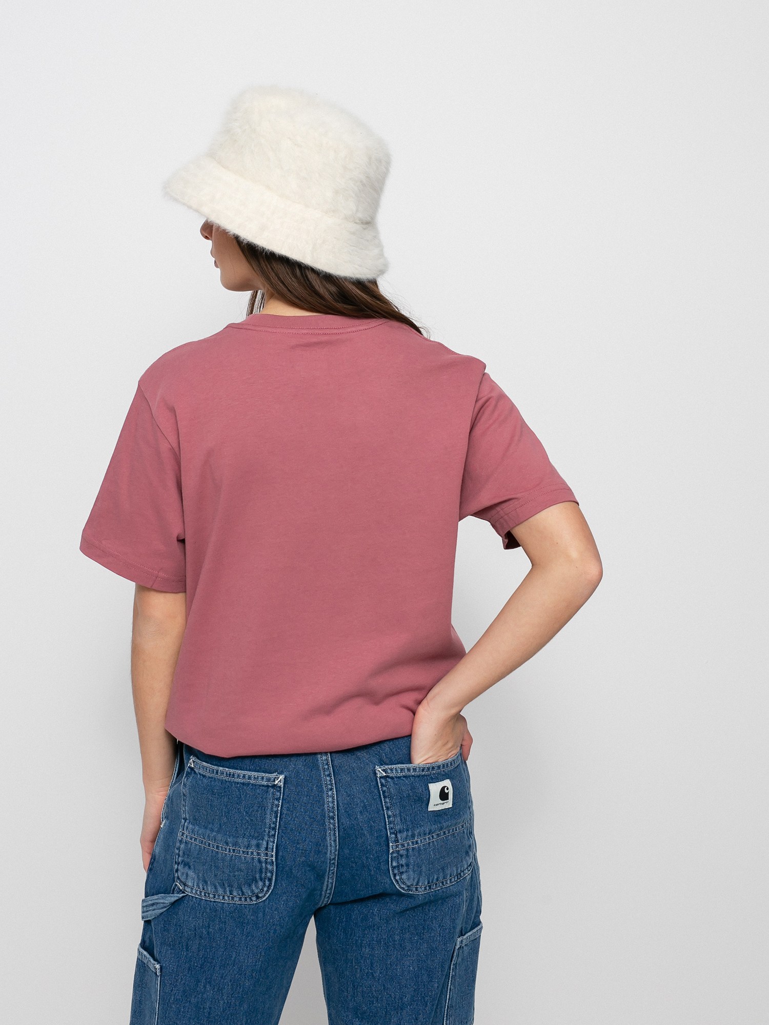 T-shirt Vans Left Chest Colorblock Em Wmn (deco rose)