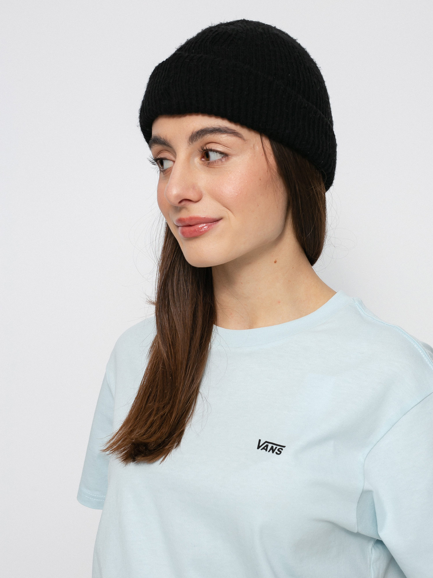 T-shirt Vans Left Chest Colorblock Em Wmn (delicate blue)
