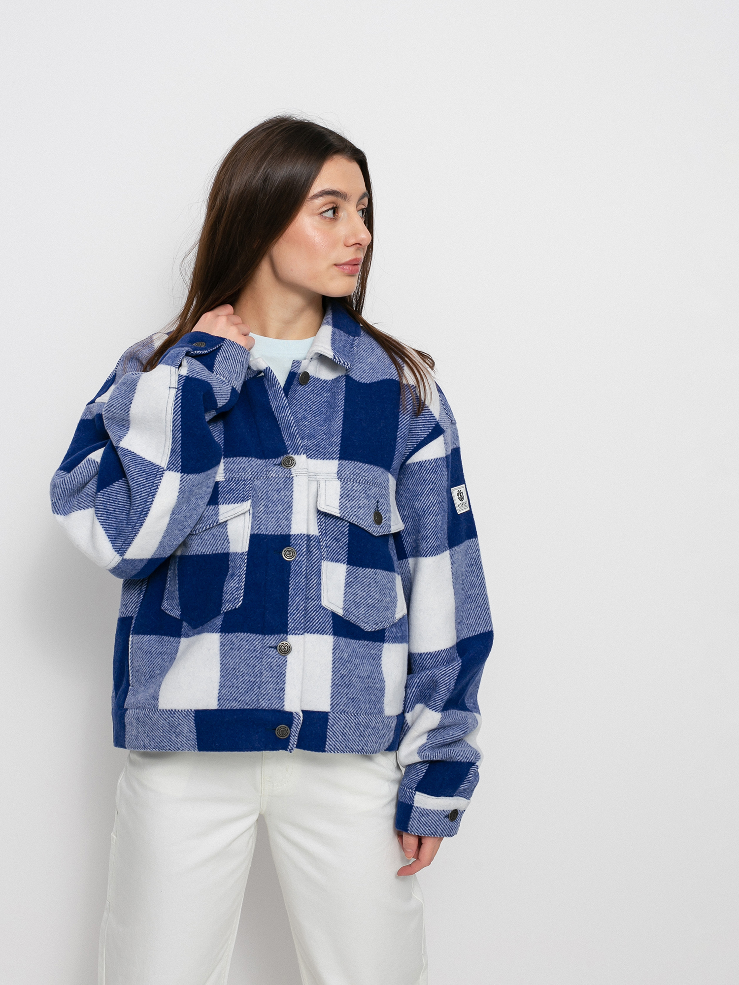 Kurtka Element Craft Trucker Wmn (blue buffalo)