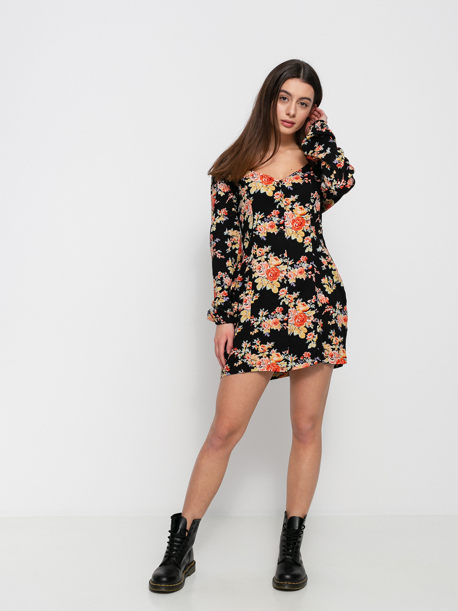 Sukienka RVCA First Time Wmn (true black)