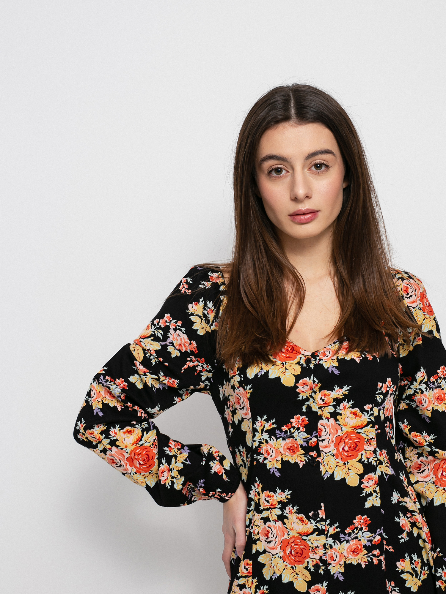 Sukienka RVCA First Time Wmn (true black)