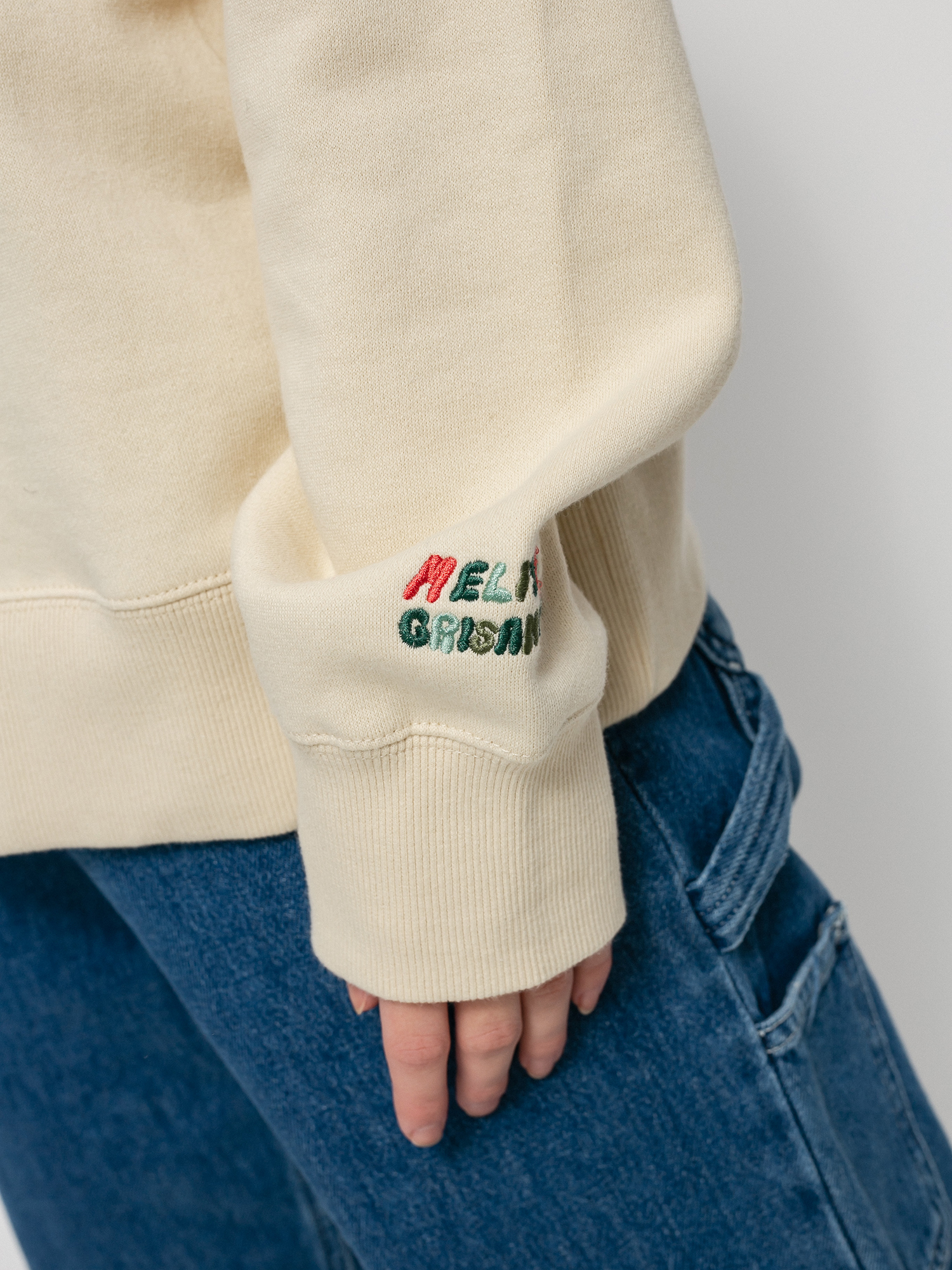 Bluza RVCA Mel G Flutter Crew Wmn (birch)