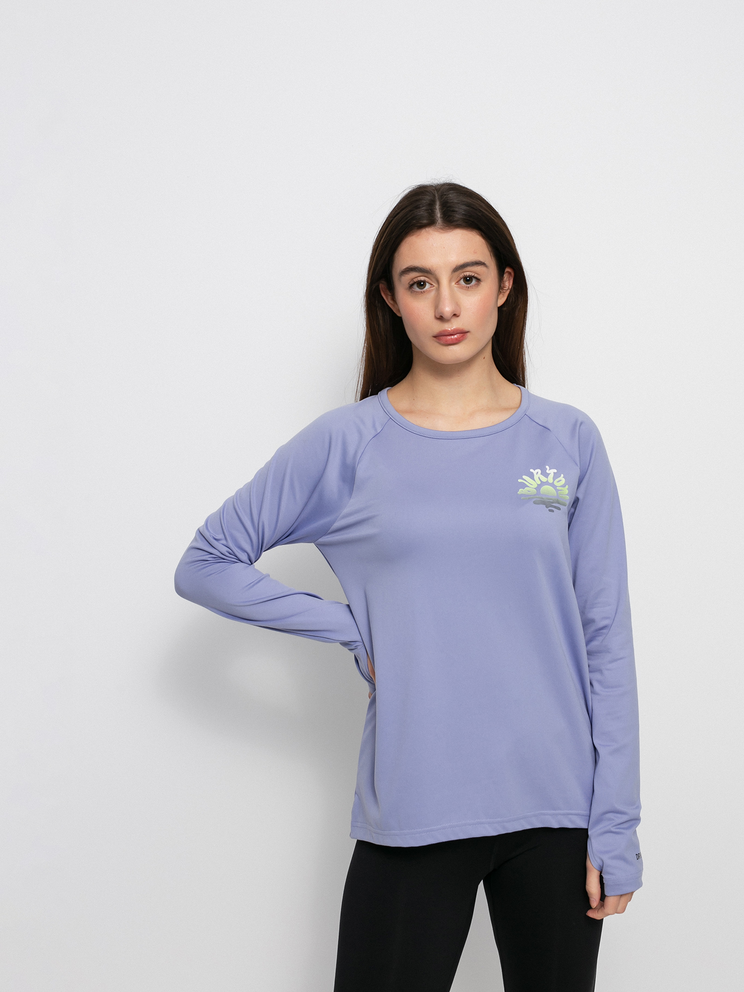 Damski Longsleeve aktywny Burton Roadie Base Layer Tech (foxglove violet)
