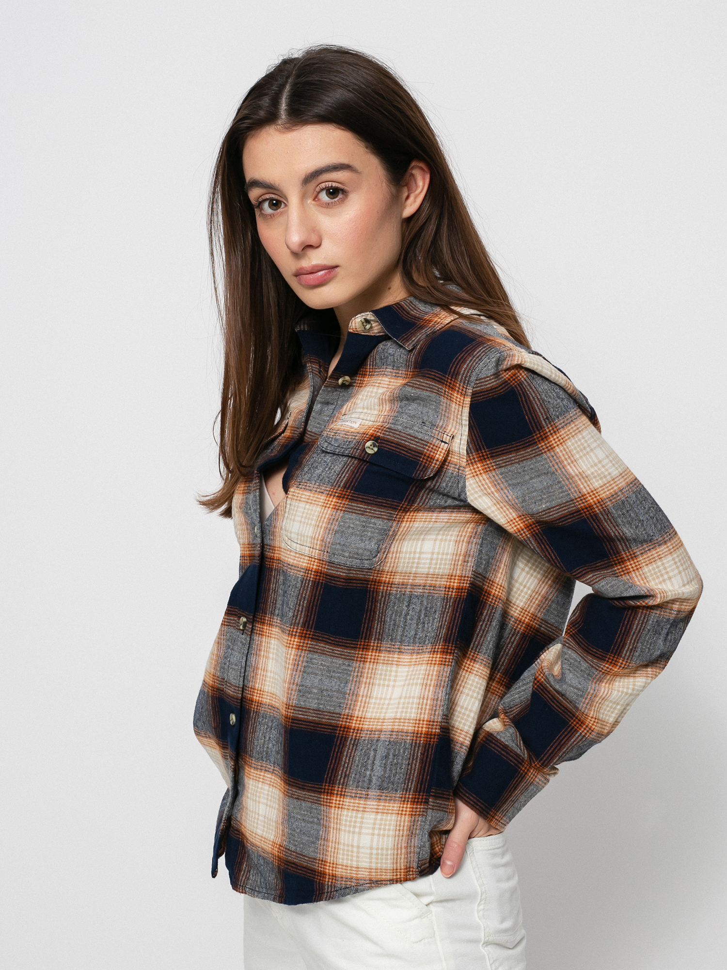 Koszula Brixton Bowery Stt Flannel Ls Wmn (navy)