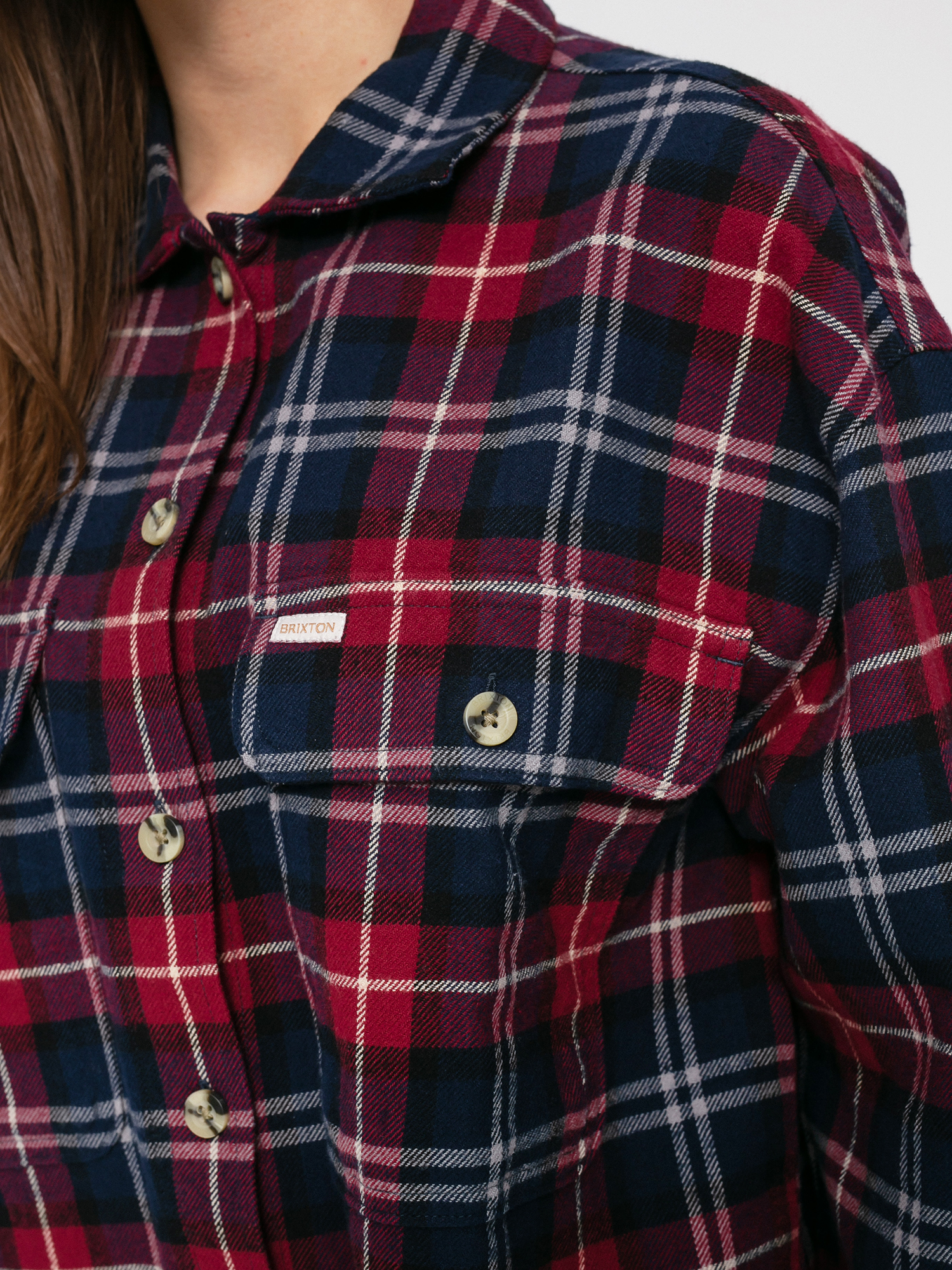 Koszula Brixton Bowery Flannel Ls Wmn (cordovan)