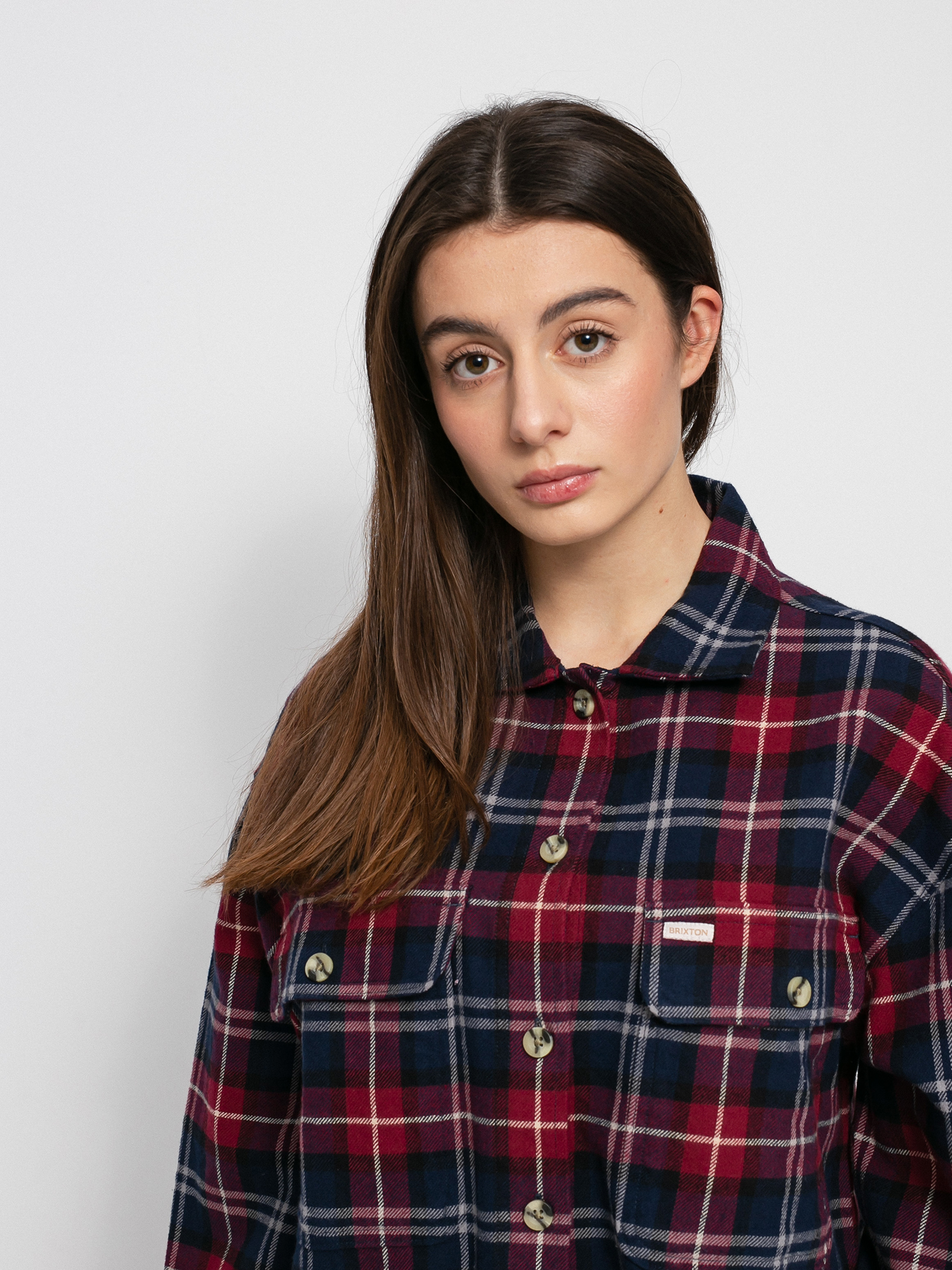 Koszula Brixton Bowery Flannel Ls Wmn (cordovan)