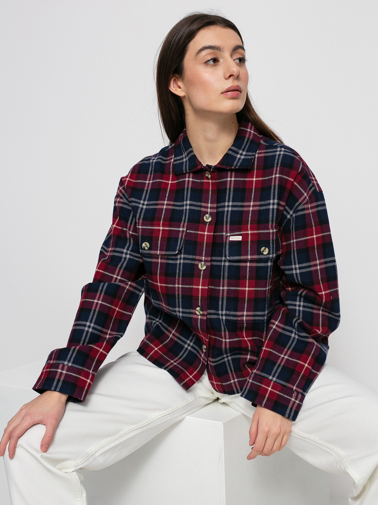 Koszula Brixton Bowery Flannel Ls Wmn (cordovan)