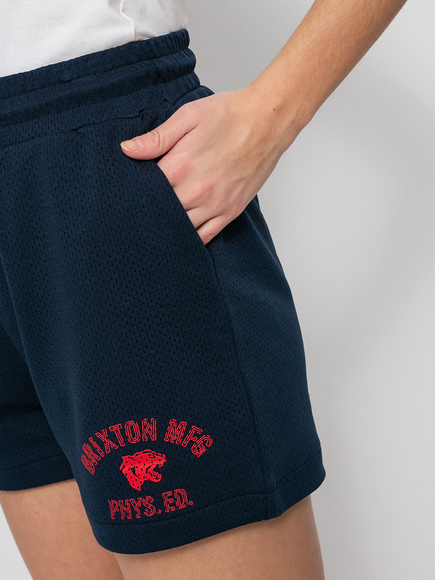Szorty Brixton Phys. Ed. Mesh Wmn (dress blue)