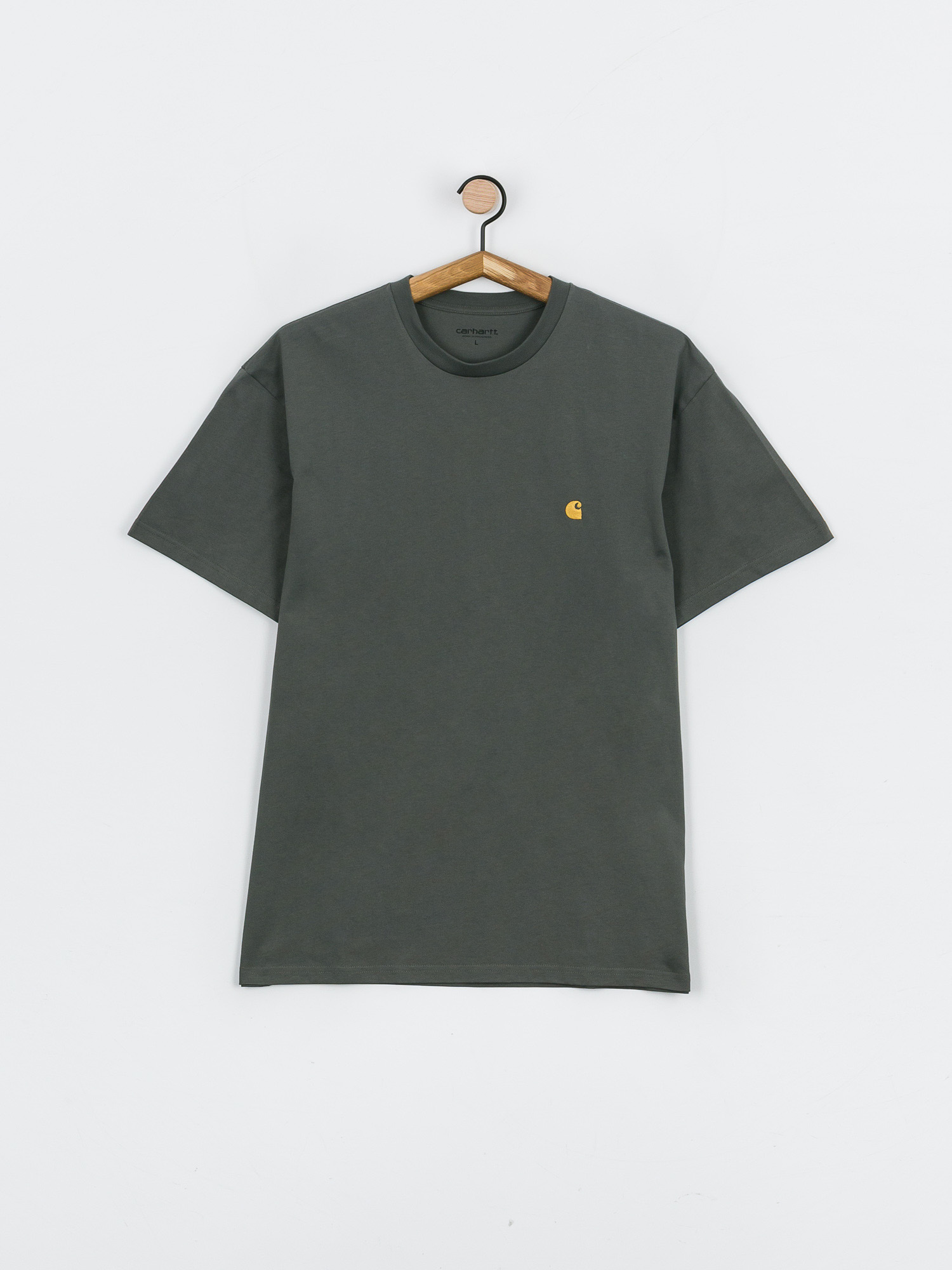 T-shirt Carhartt WIP Chase (thyme/gold)