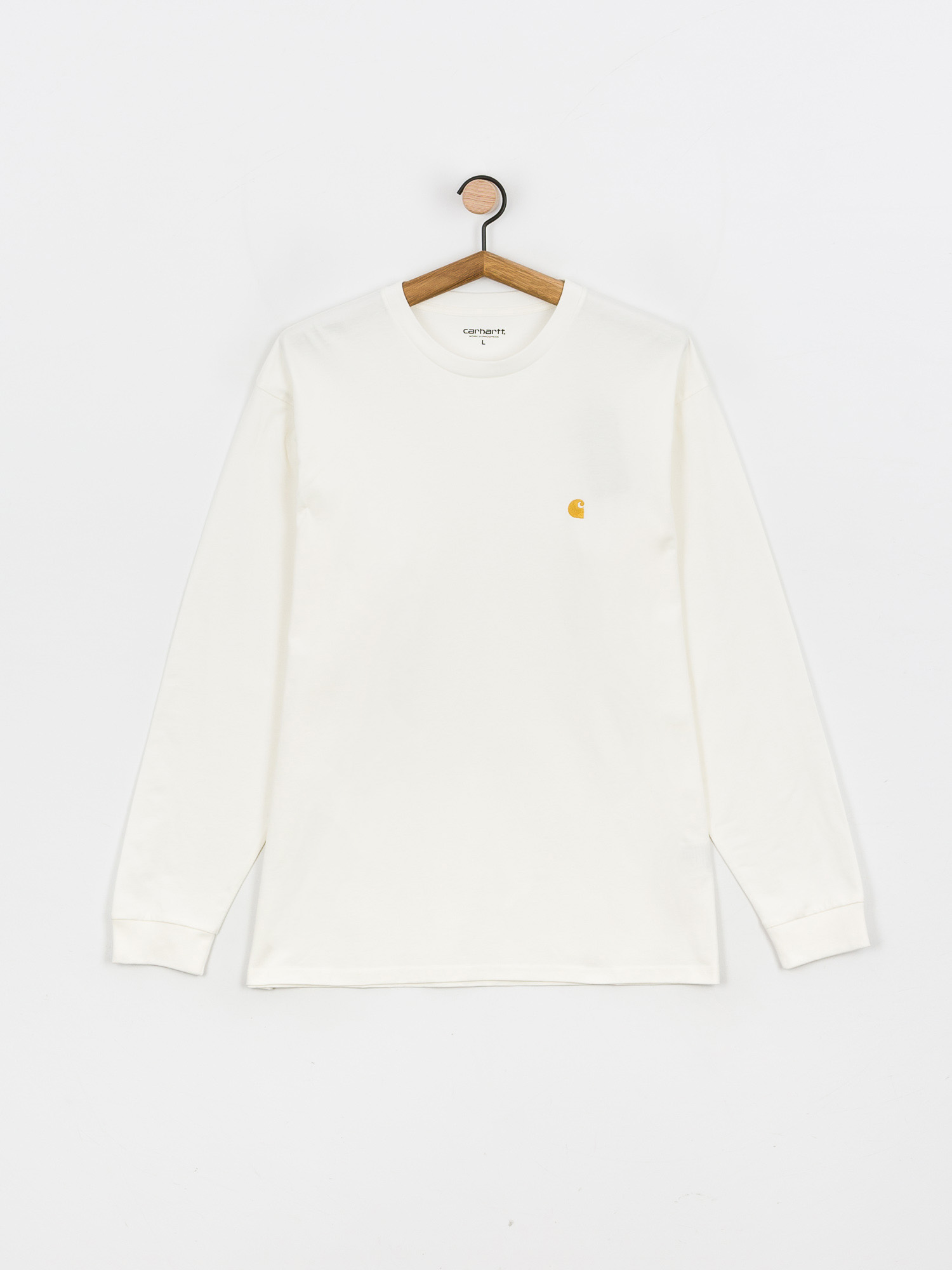 Longsleeve Carhartt WIP Chase (wax/gold)