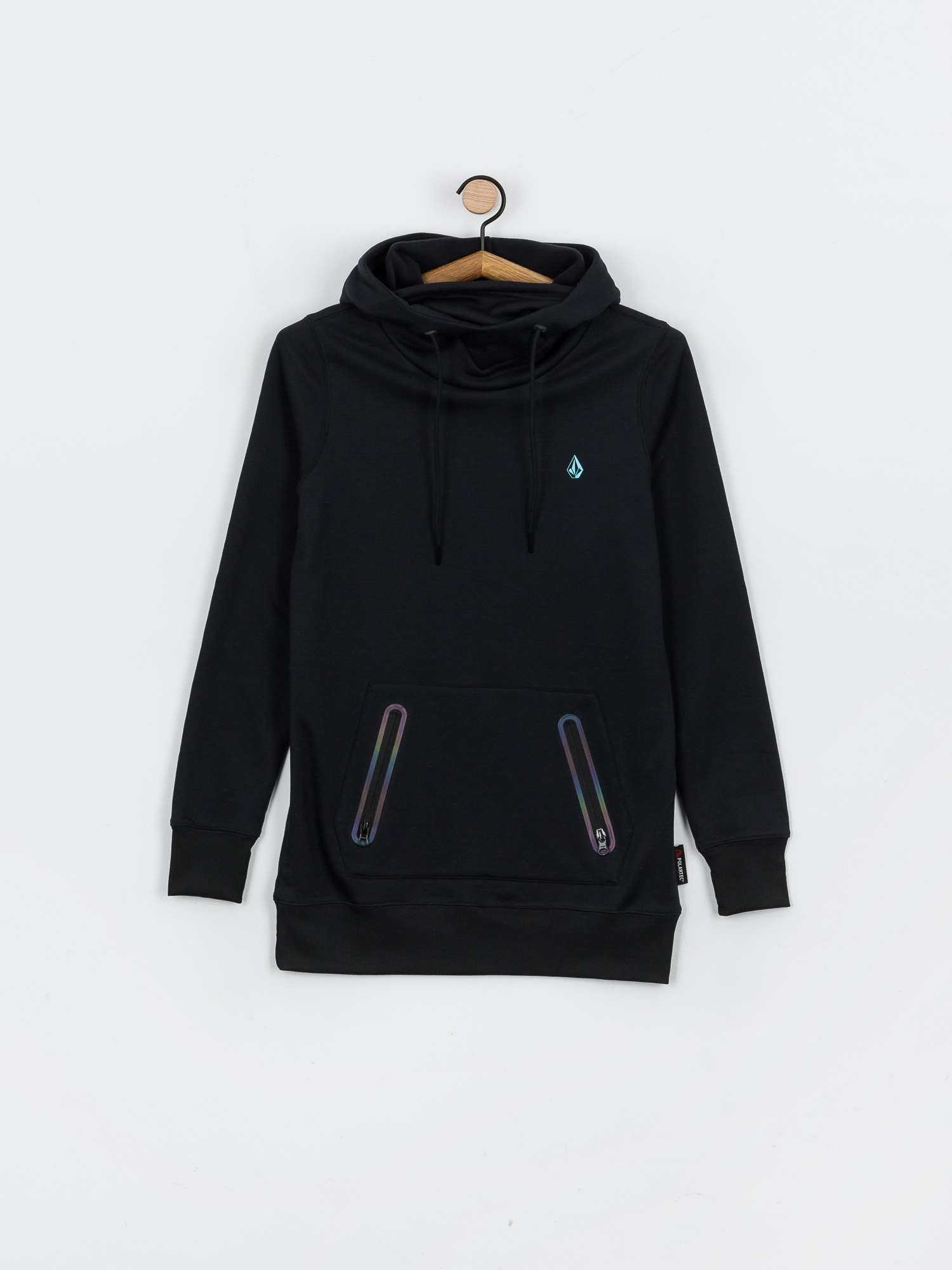 Bluza z kapturem Volcom Polartec Ridin HD Wmn (black)