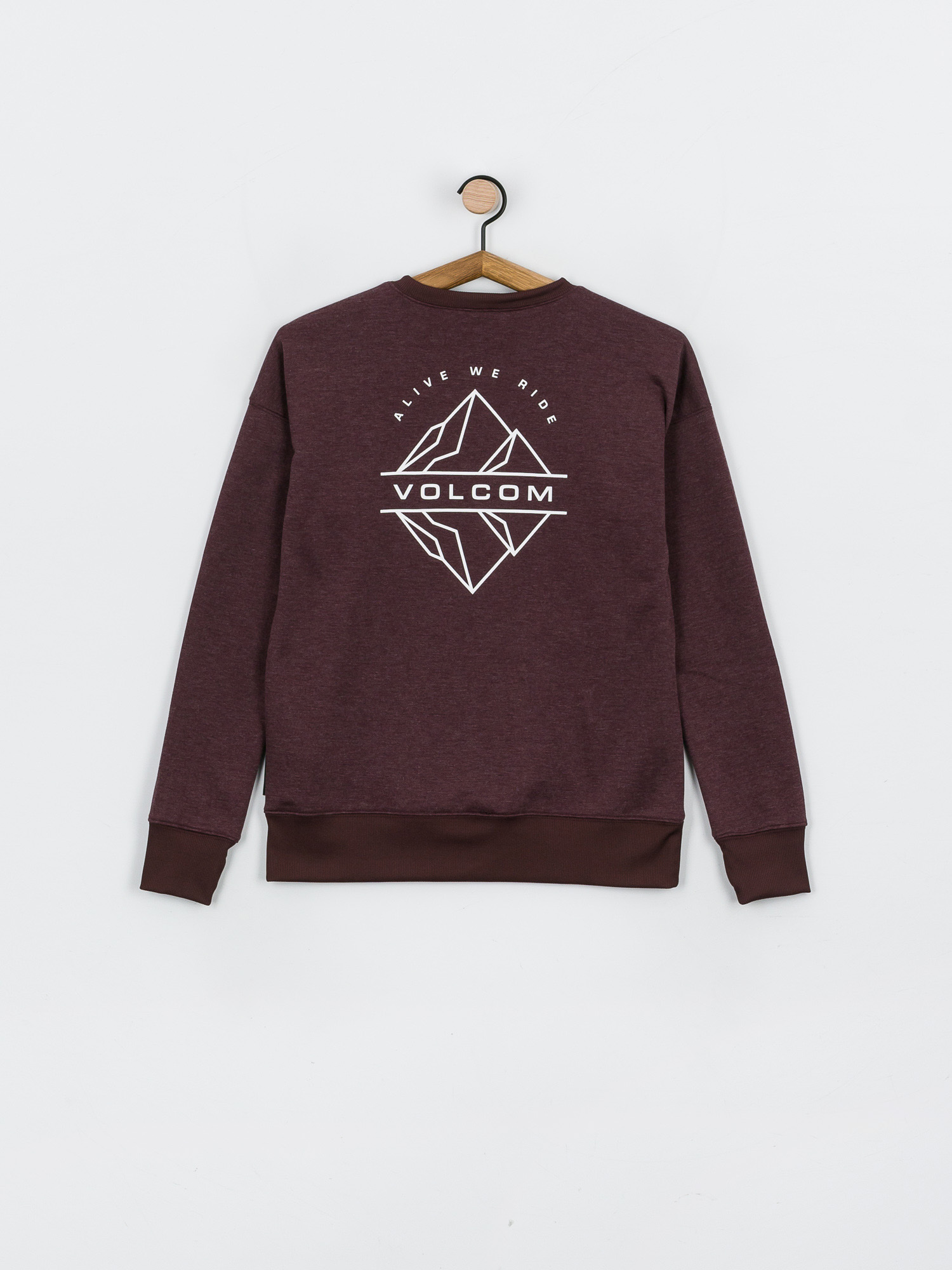 Bluza Volcom Polartec Crew Wmn (merlot)