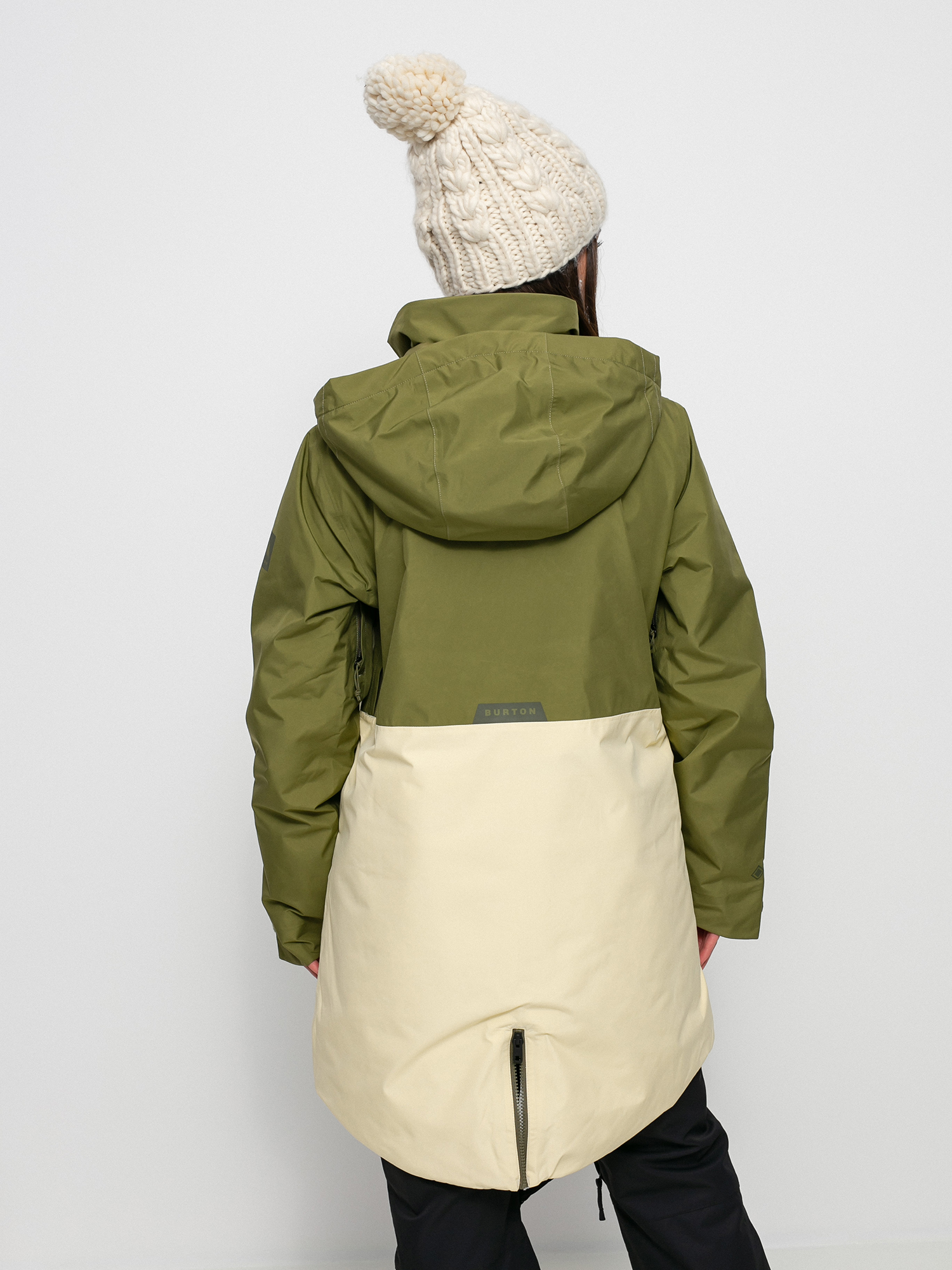 Damska Kurtka snowboardowa Burton Gore Tex Treeline (martini olive/creme brulee)