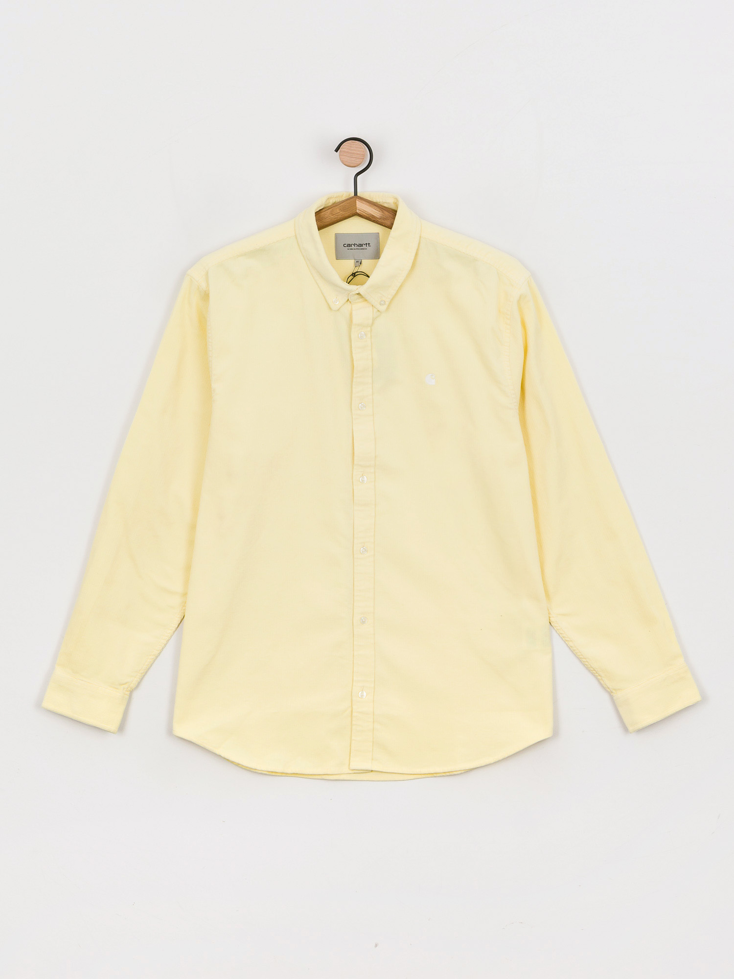 Koszula Carhartt WIP Madison Fine Cord (soft yellow/white)