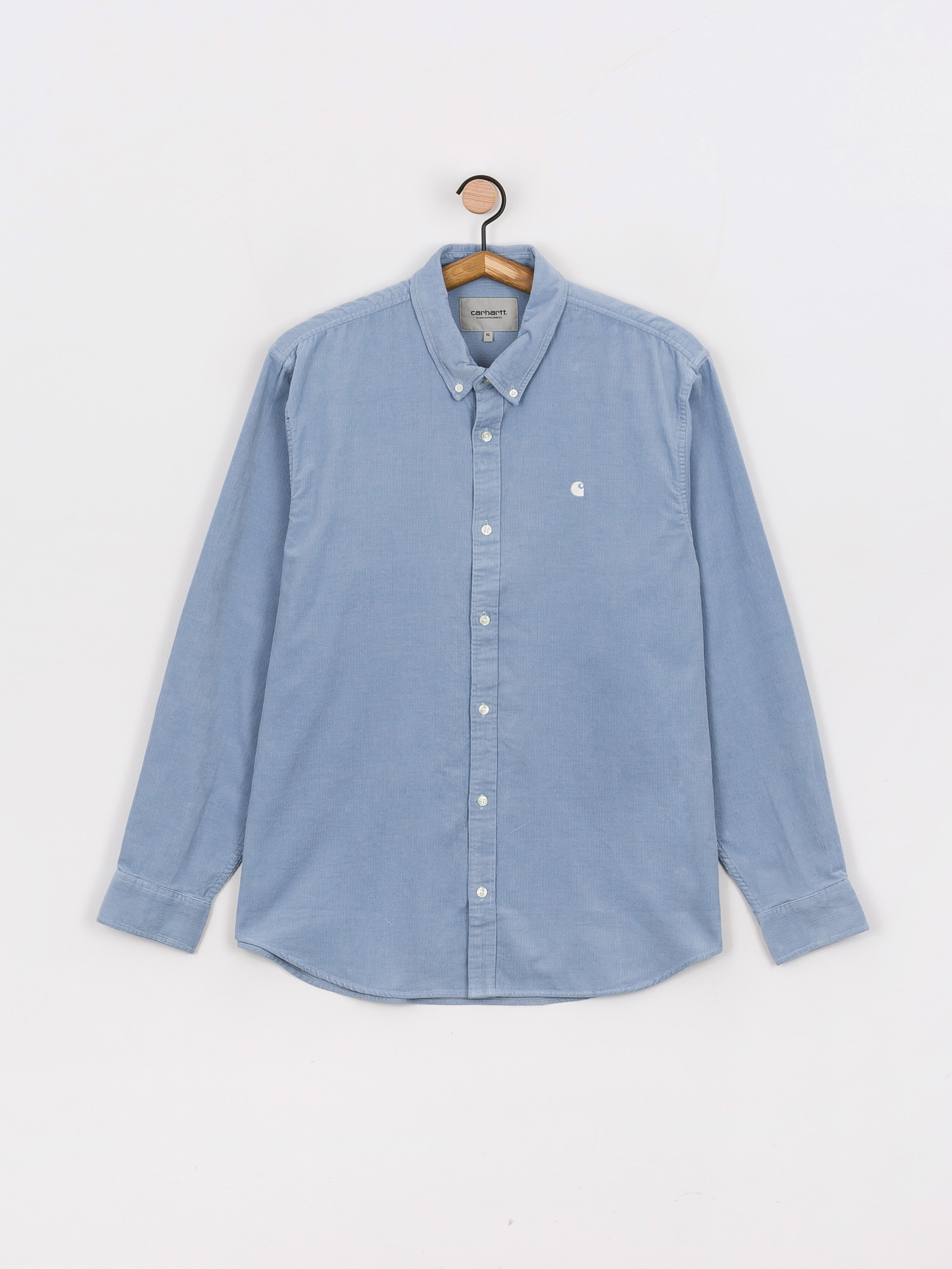Koszula Carhartt WIP Madison Fine Cord (frosted blue/white)