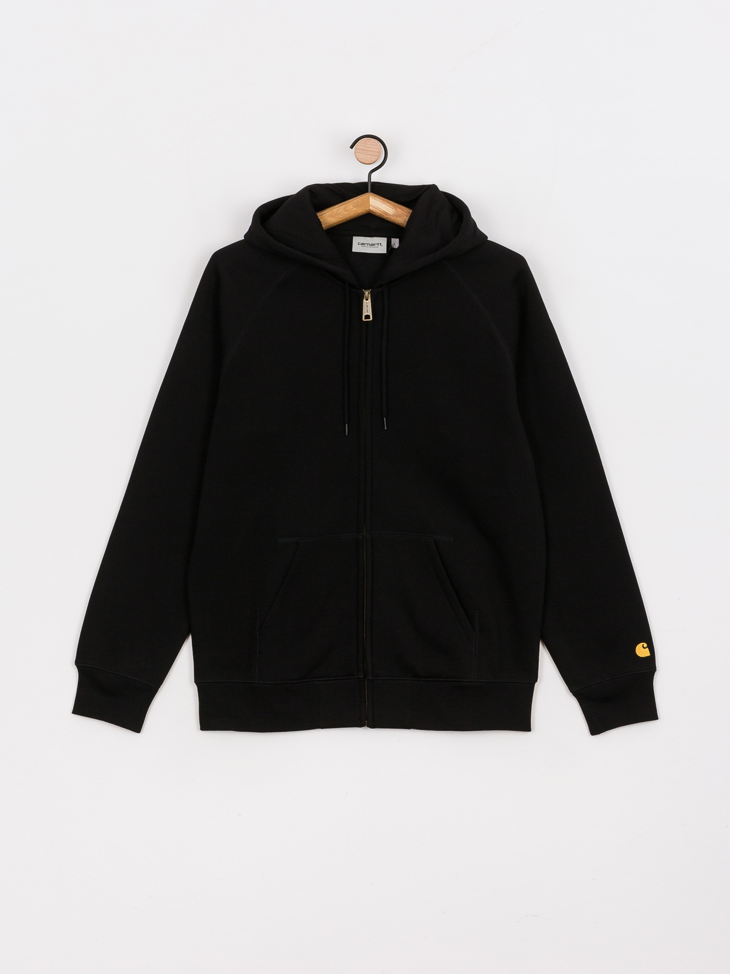 Bluza z kapturem Carhartt WIP Hooded Chase Jacket (black/gold)