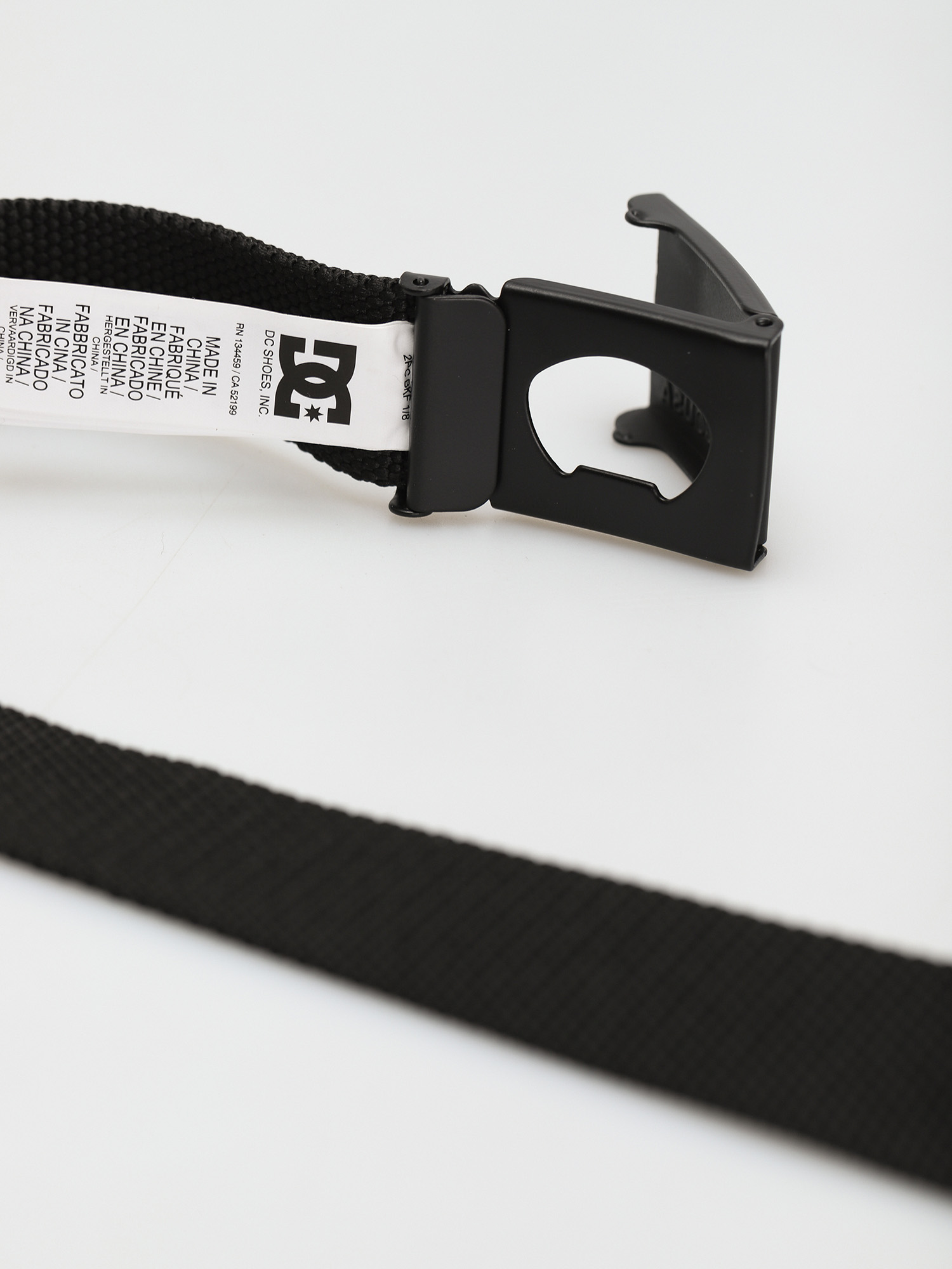 Pasek DC Web 3 (black/limeade)