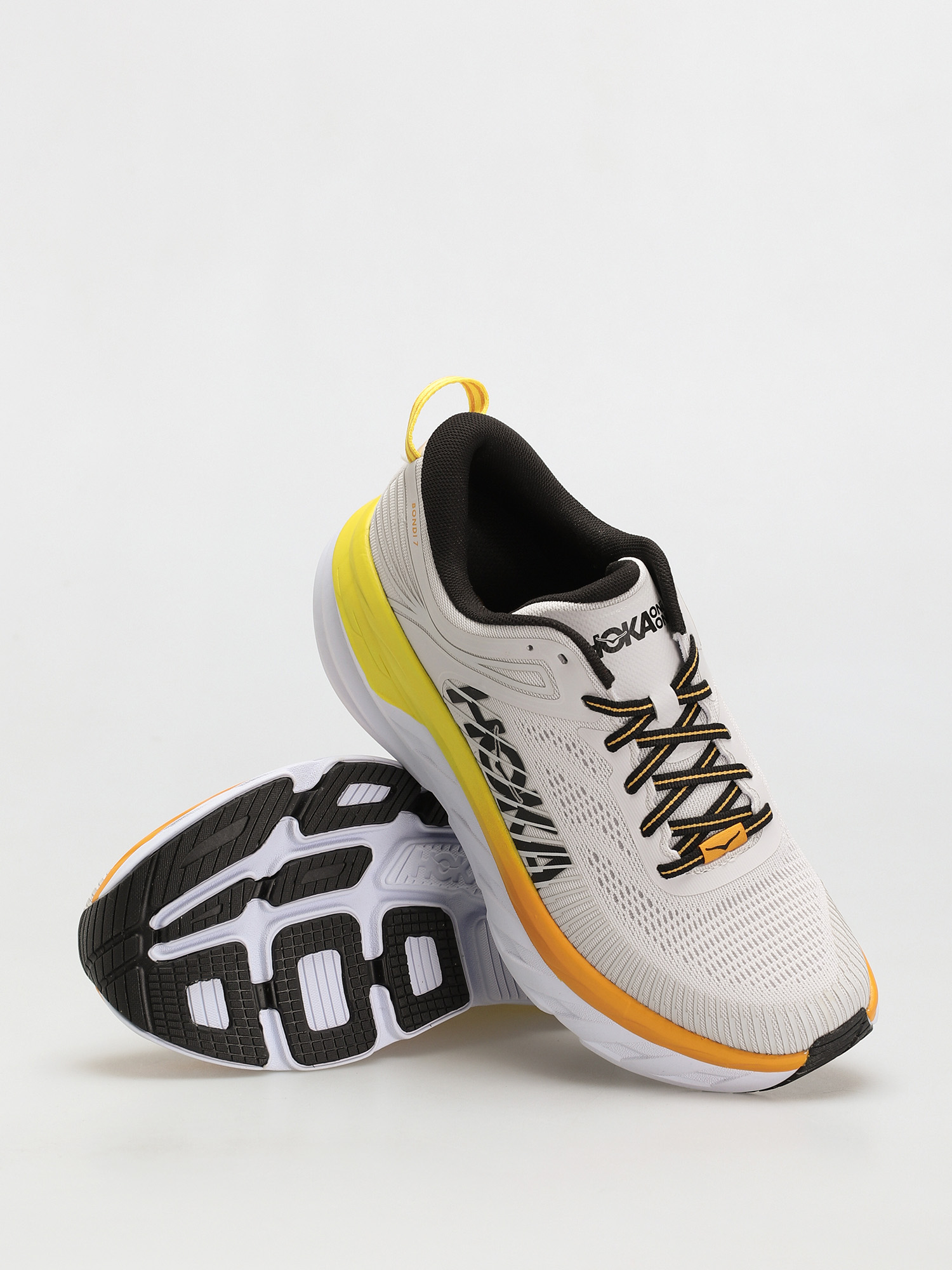 Buty Hoka One One Bondi 7 (nimbus cloud/radiant yellow)