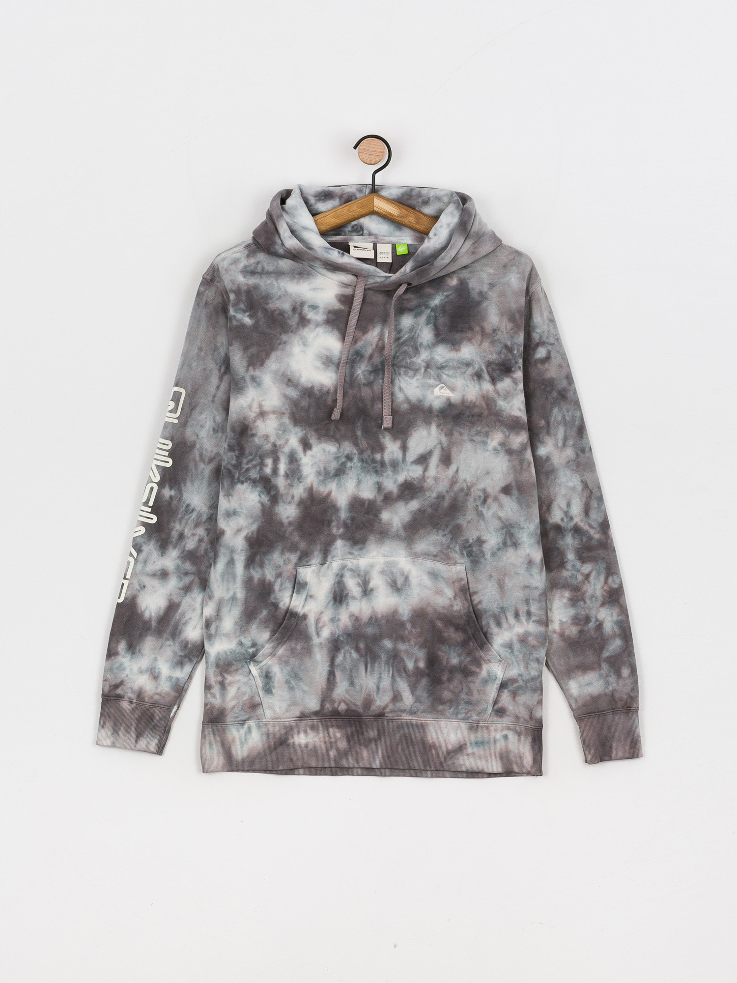 Bluza z kapturem Quiksilver Natural Cloudy HD (iron gate cloudy tie dye)