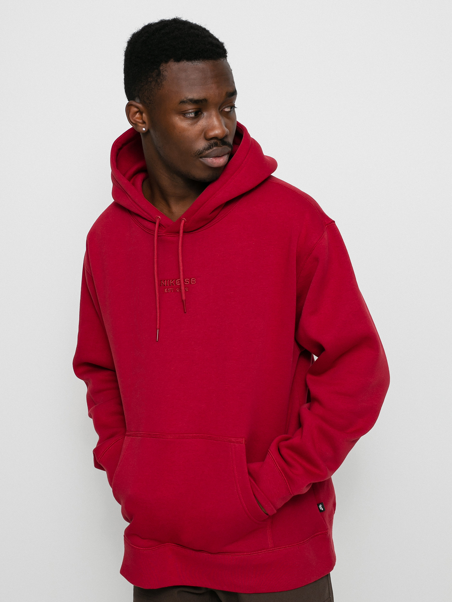 Bluza z kapturem Nike SB Hbr Gfx HD (pomegranate/black/pomegranate)