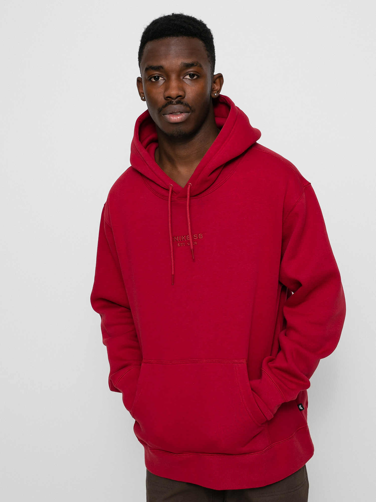 Bluza z kapturem Nike SB Hbr Gfx HD (pomegranate/black/pomegranate)