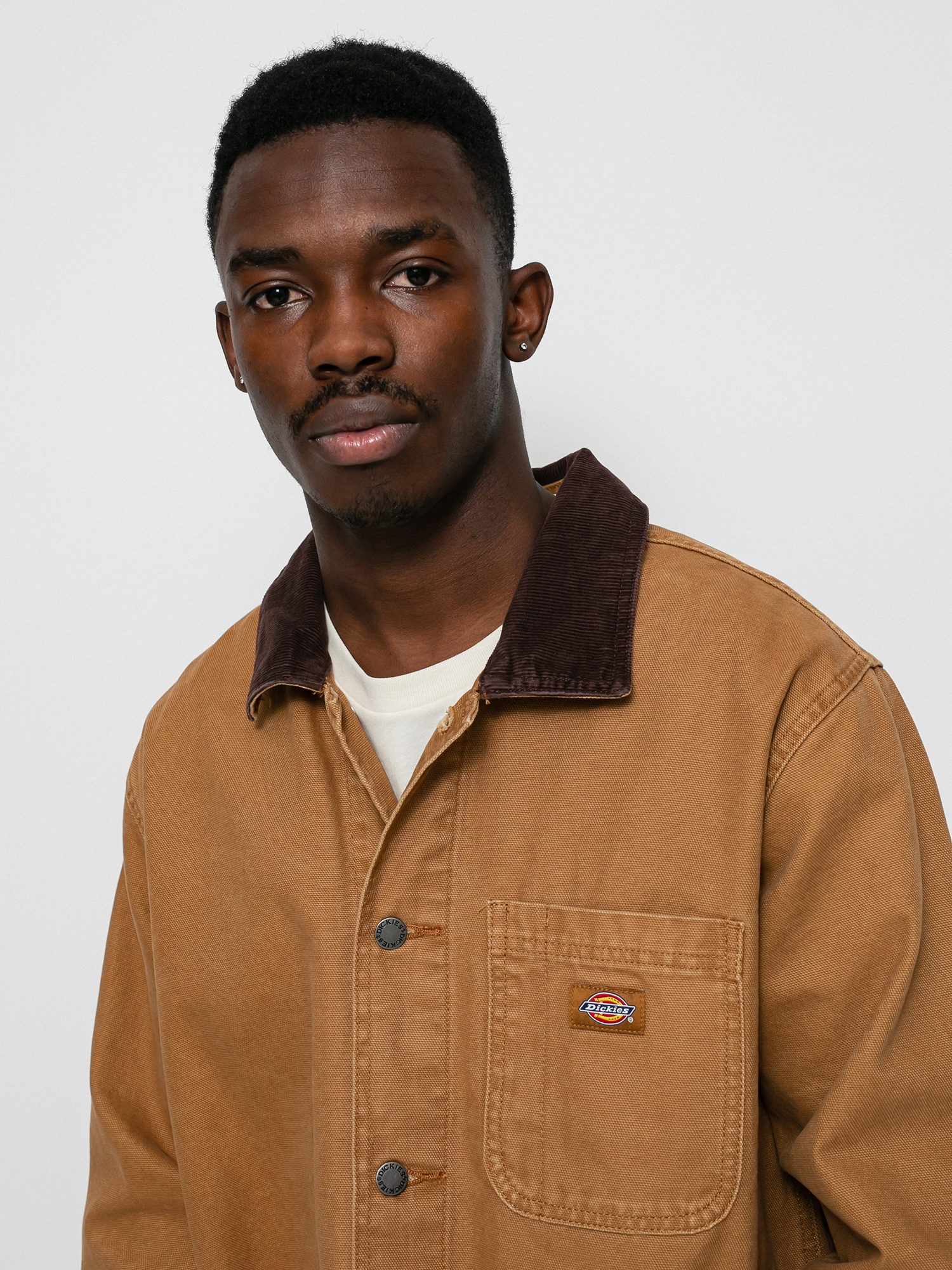Kurtka Dickies Duck Canvas Unlined Chore (stone washed brown duck)