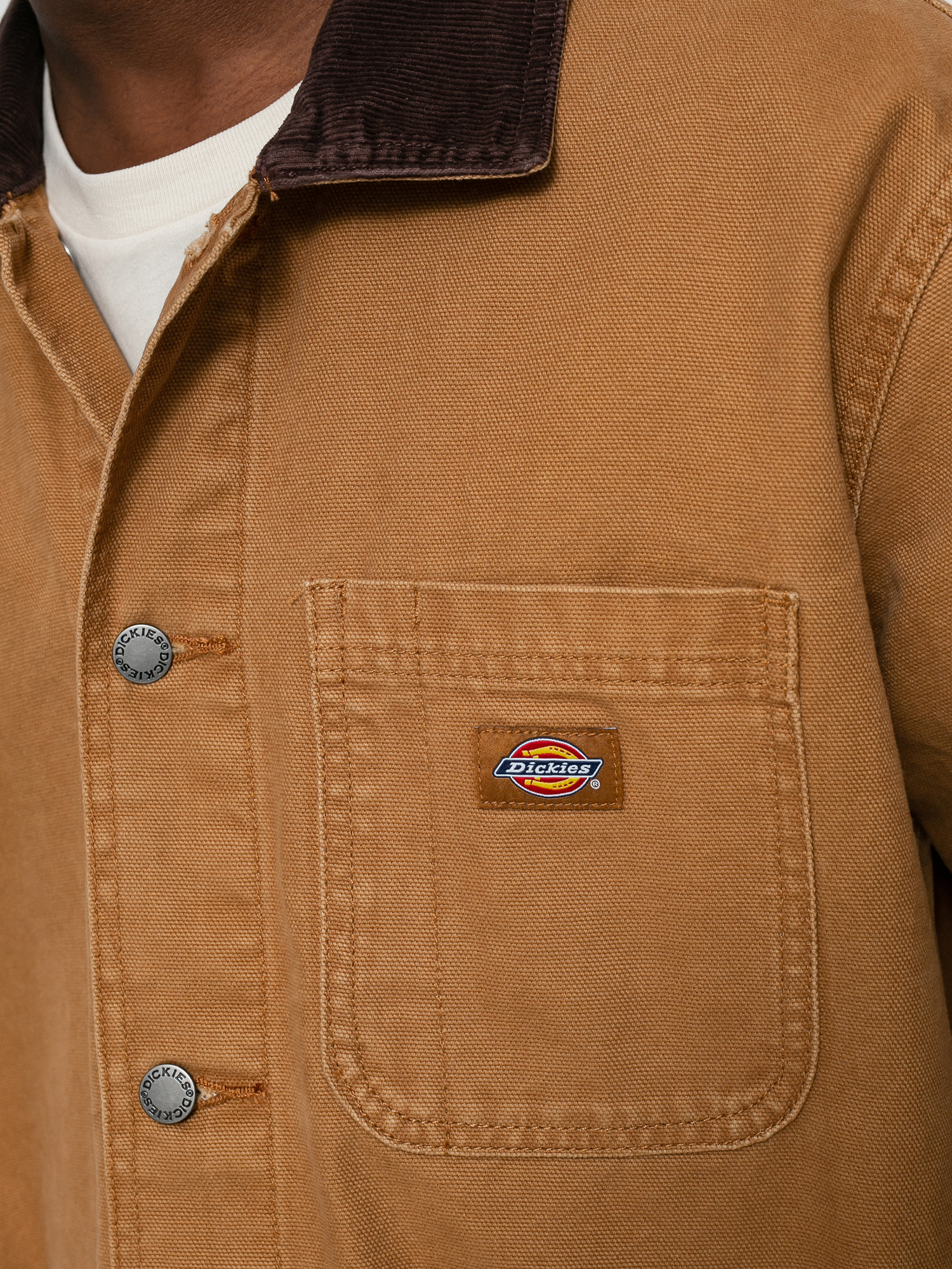 Kurtka Dickies Duck Canvas Unlined Chore (stone washed brown duck)