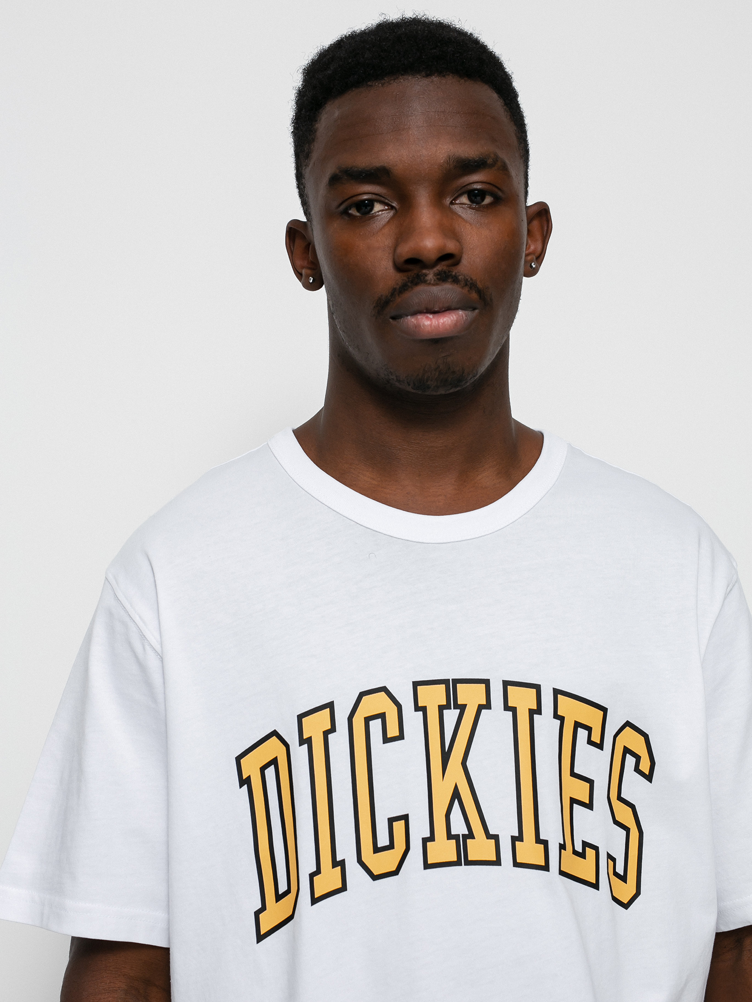 T-shirt Dickies Aitkin (white/yellow)