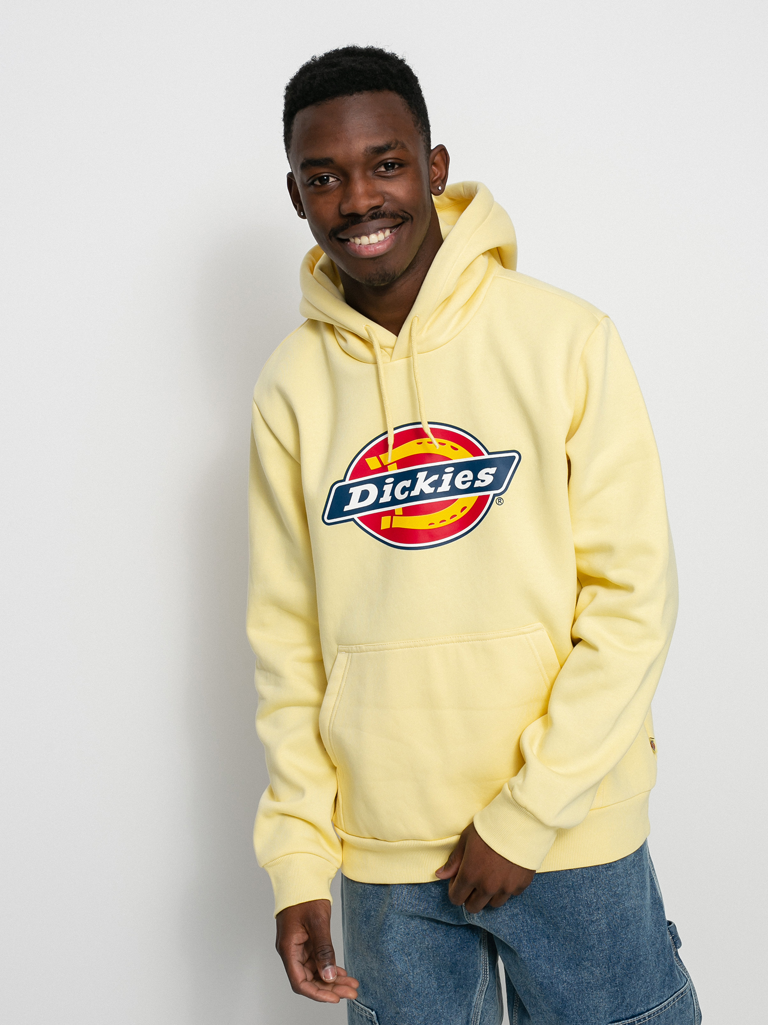 Bluza z kapturem Dickies Icon Logo HD (pale banana)