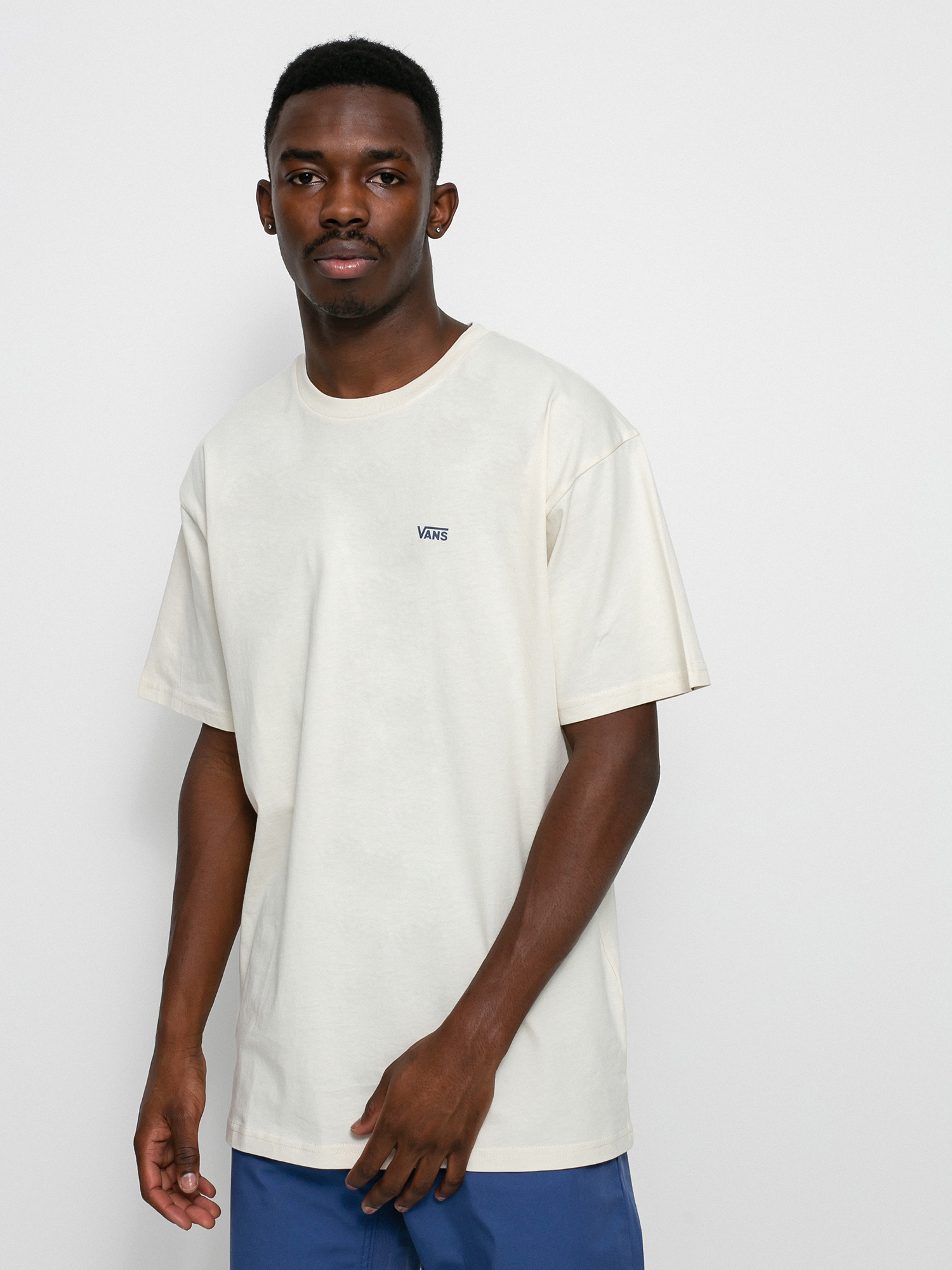 T-shirt Vans Left Chest Logo (antique white)