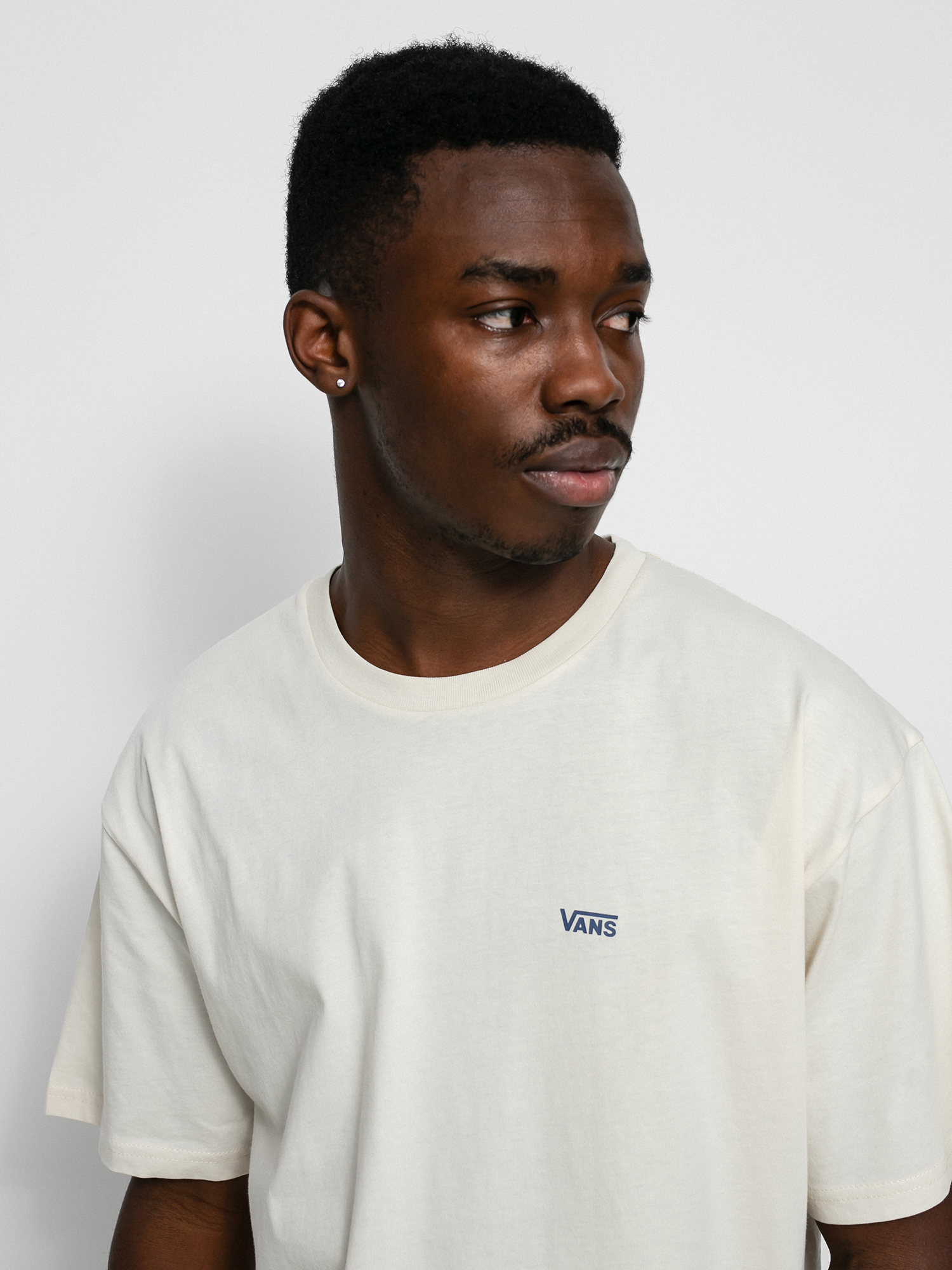 T-shirt Vans Left Chest Logo (antique white)