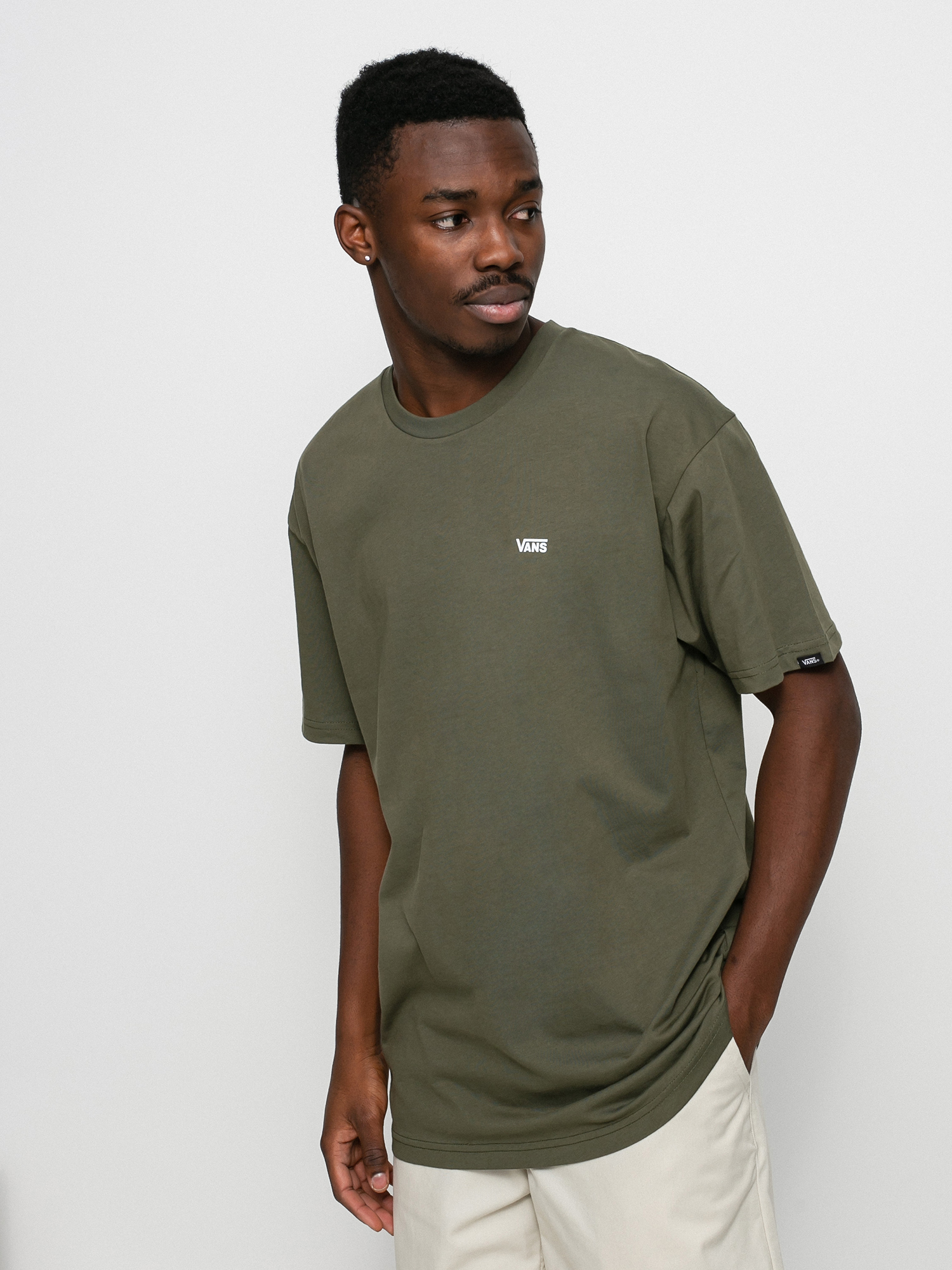 T-shirt Vans Left Chest Logo (grape leaf)