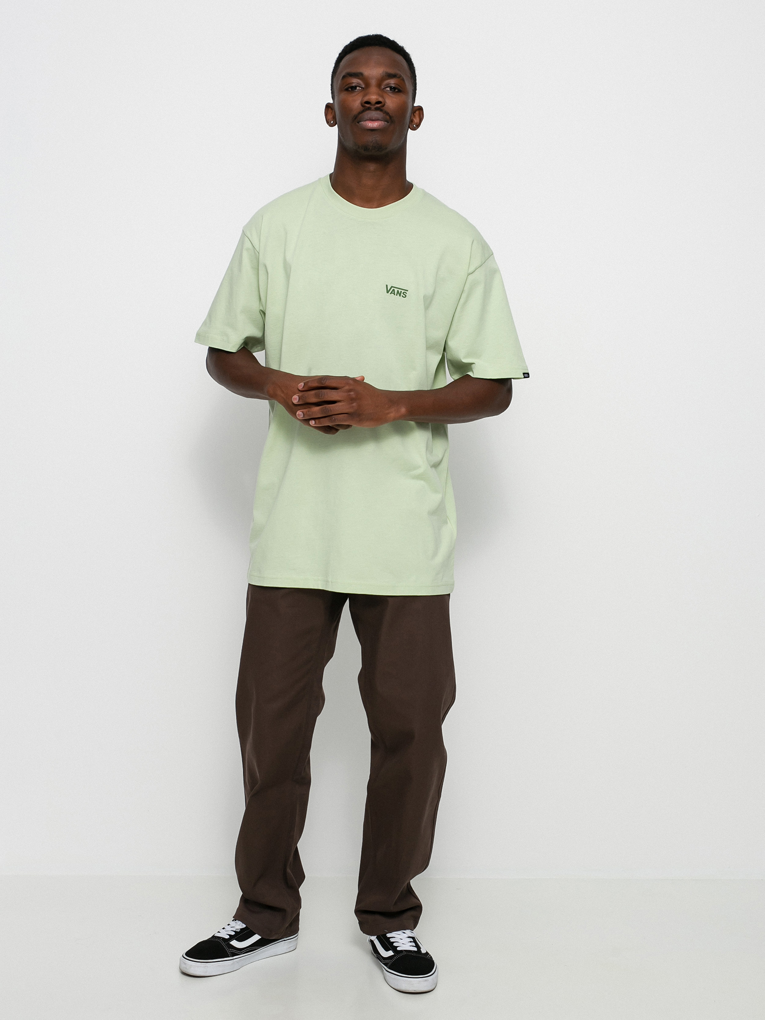 T-shirt Vans Left Chest Logo Plus (celadon green)