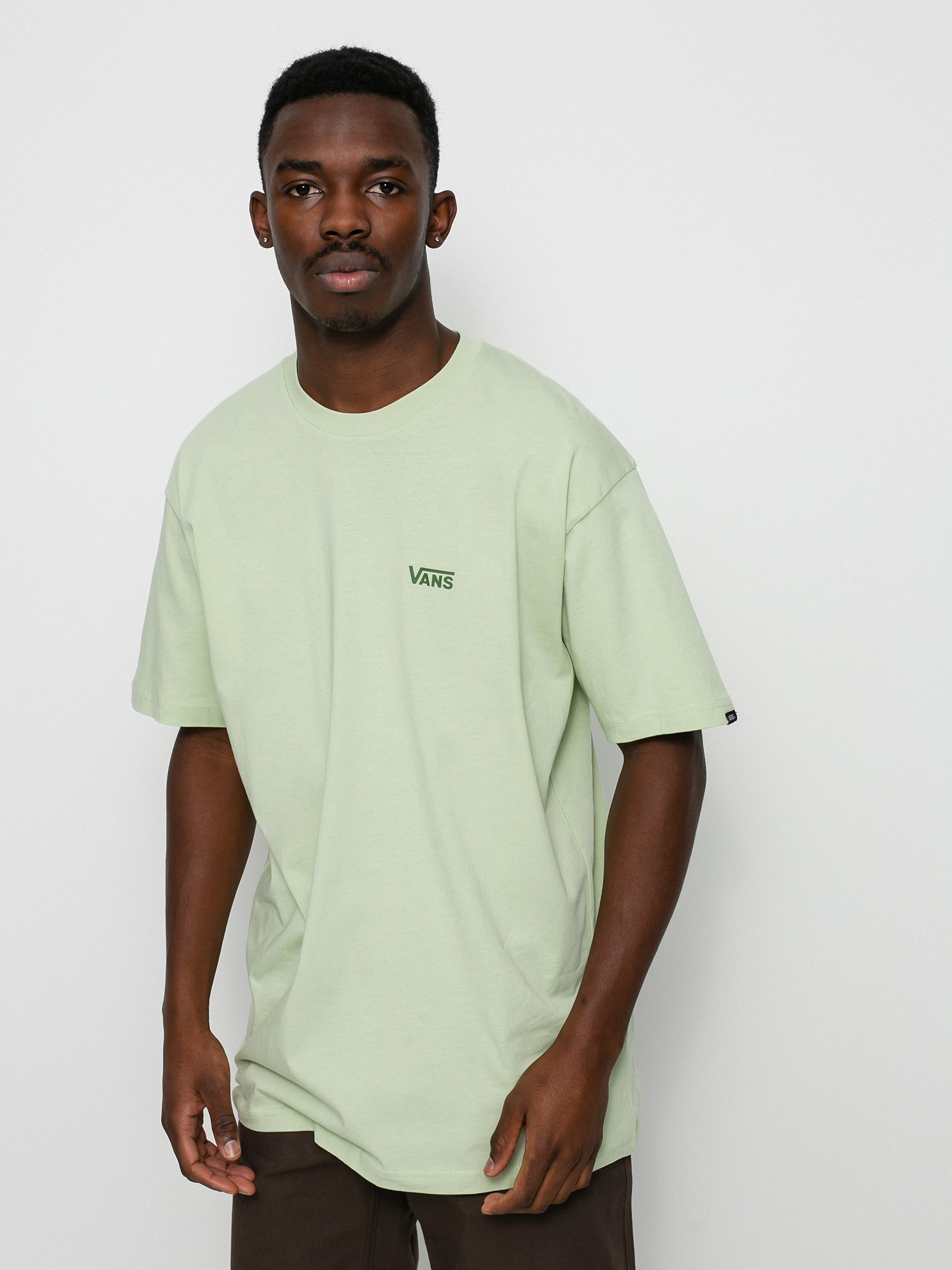 T-shirt Vans Left Chest Logo Plus (celadon green)