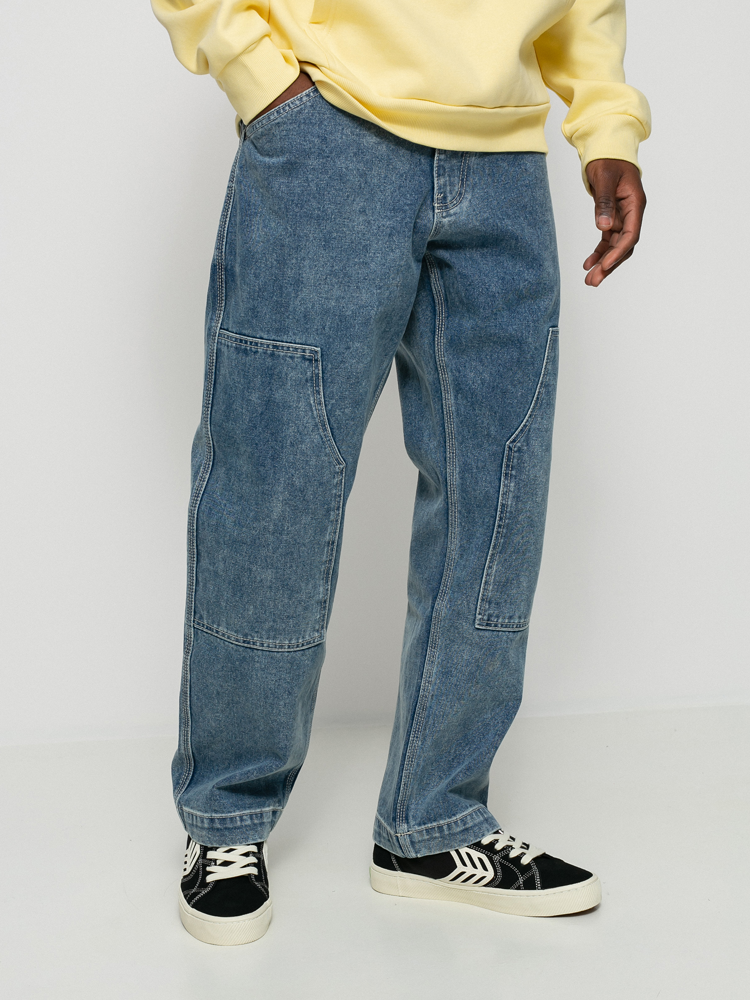 Spodnie RVCA Chainmail Denim (bkn blue wash)
