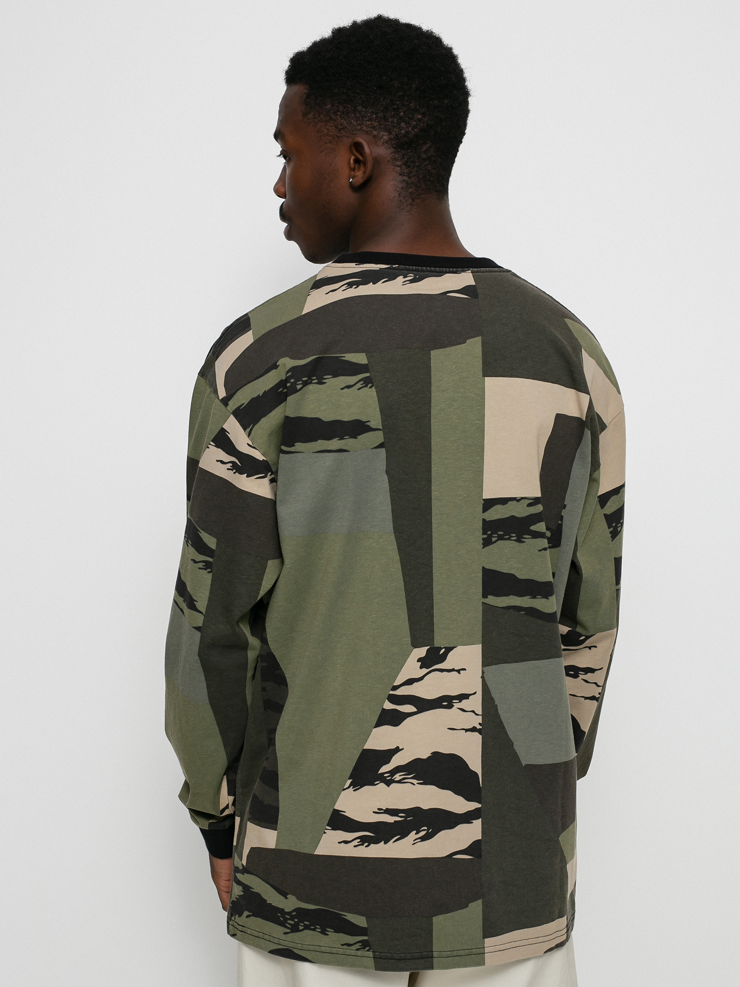 Longsleeve Carhartt WIP Chase (camo mend/gold)