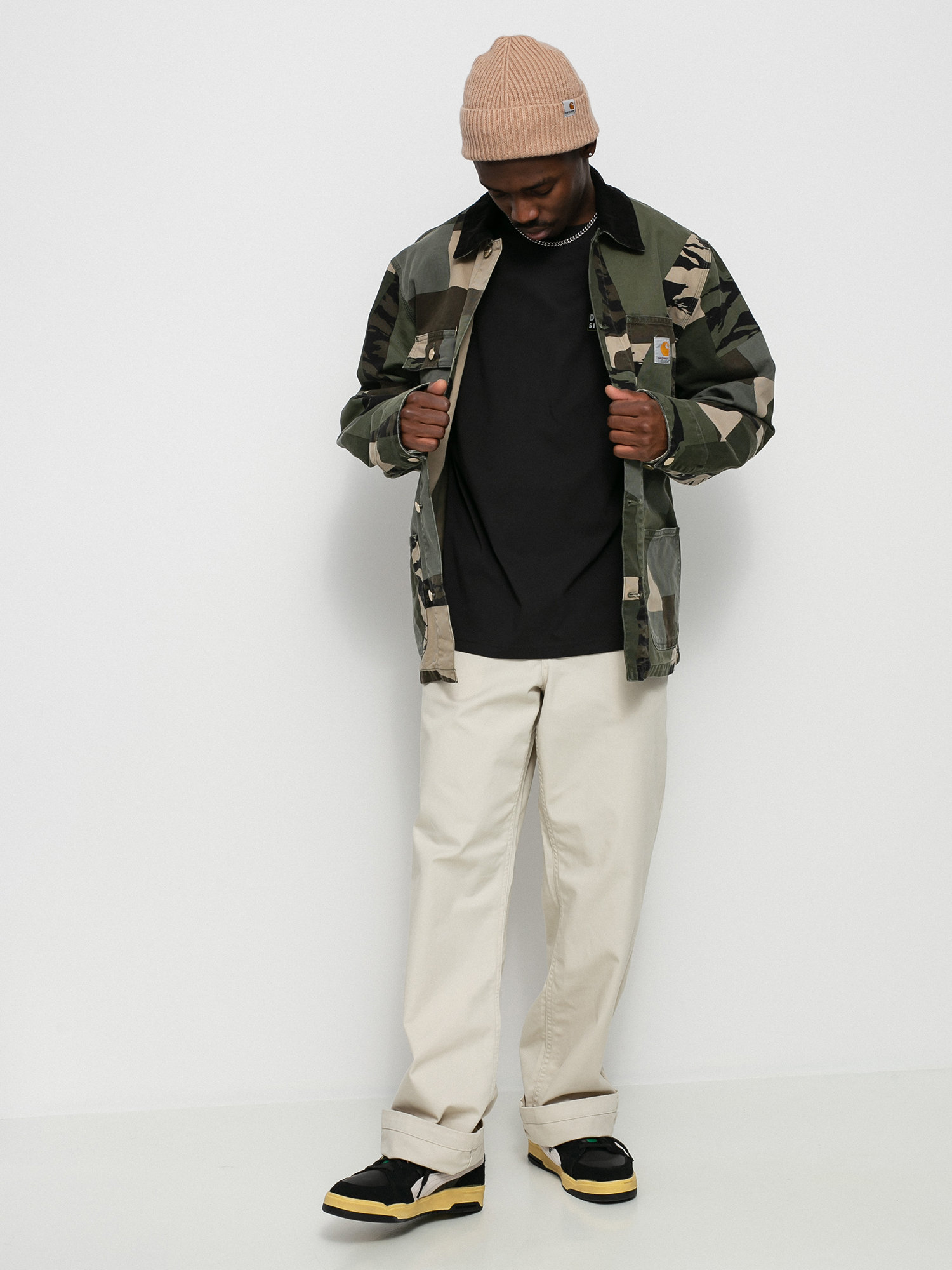 Kurtka Carhartt WIP Michigan Coat (camo mend/black)