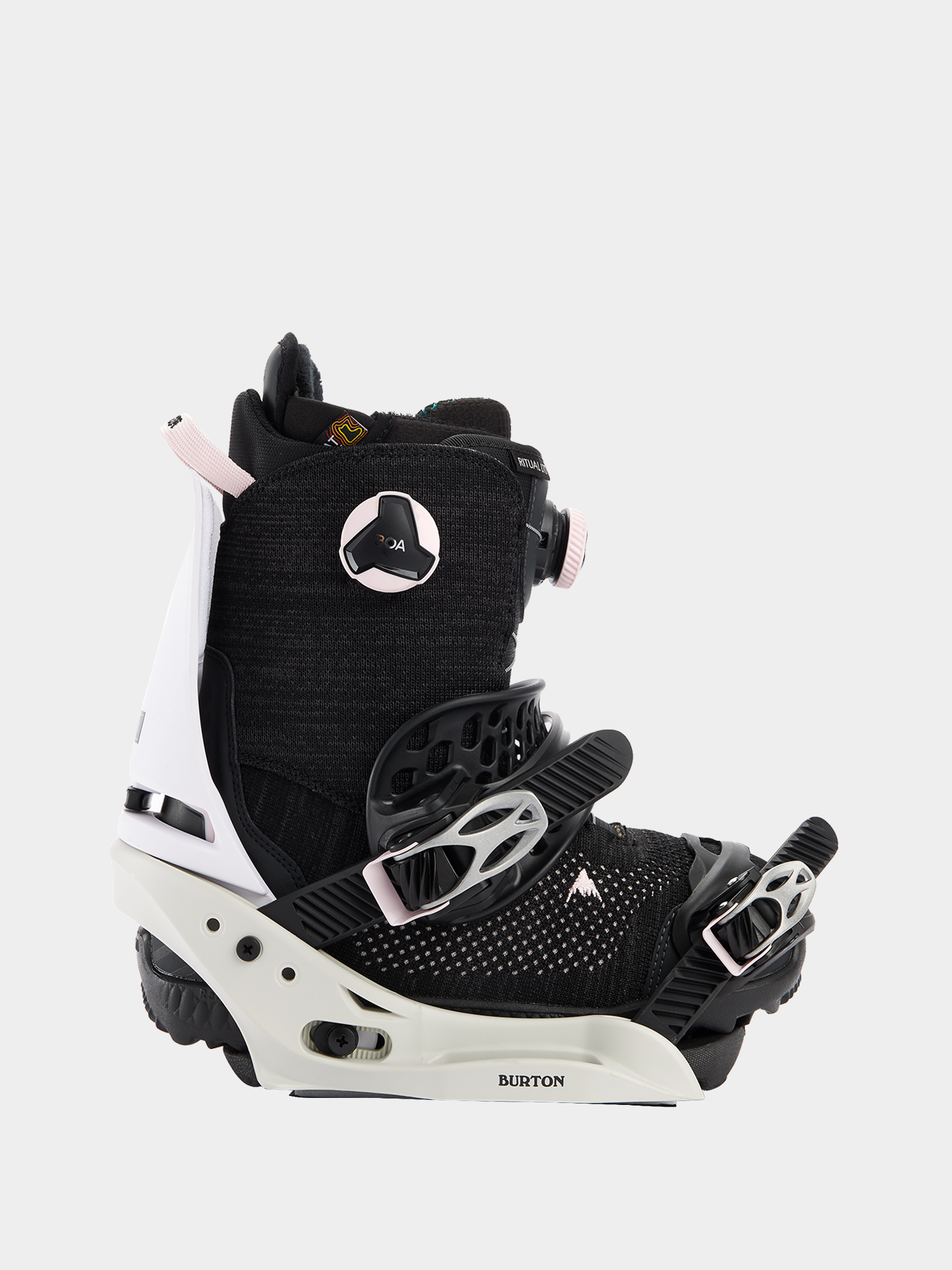 Damskie Wiązania snowboardowe Burton Lexa X Est (white/grey/logo)